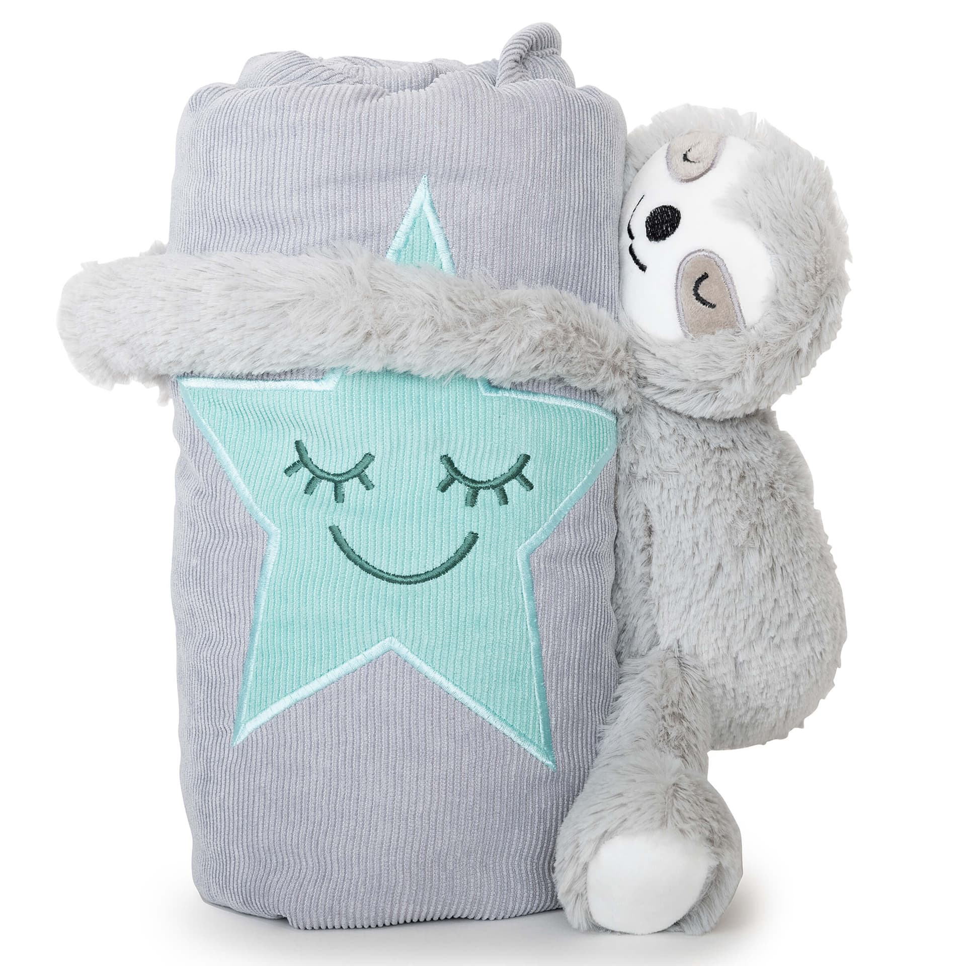 Sloth Star Decke mit Plüschfaultier