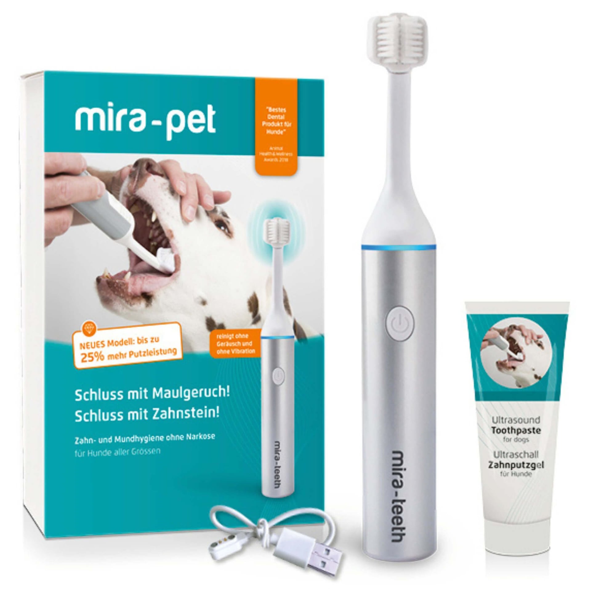 Kit de démarrage de nettoyage dentaire par ultrasons pour chiens