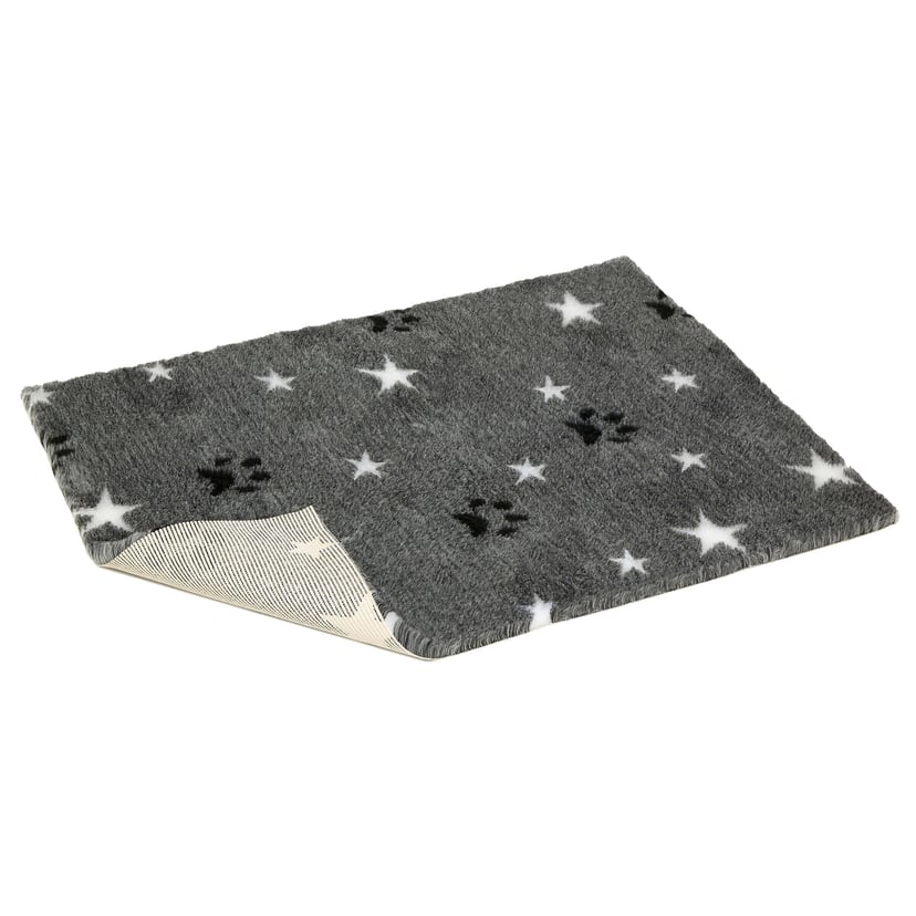 QUALIDOG Tapis de couchage antidérapant Étoiles & Pattes