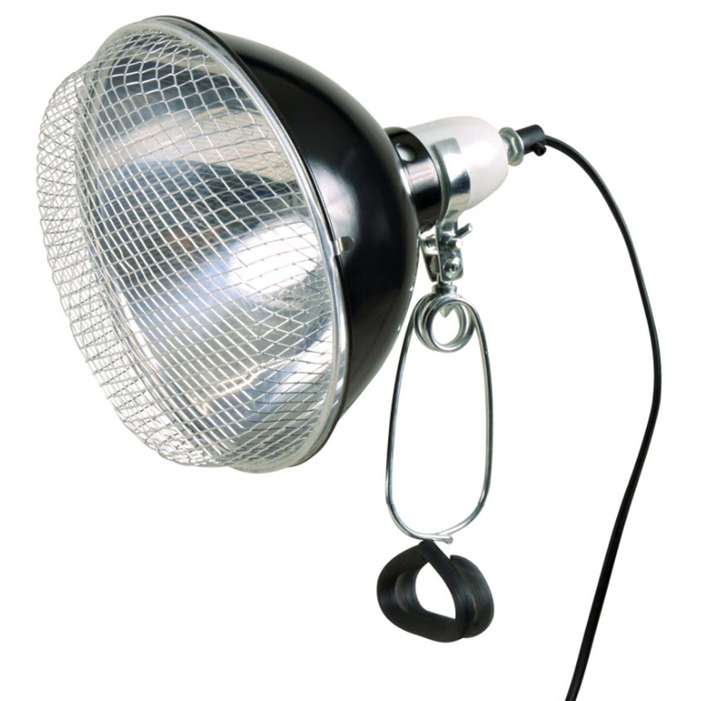Reptiland Réflecteur - lampe pince avec grille de protection