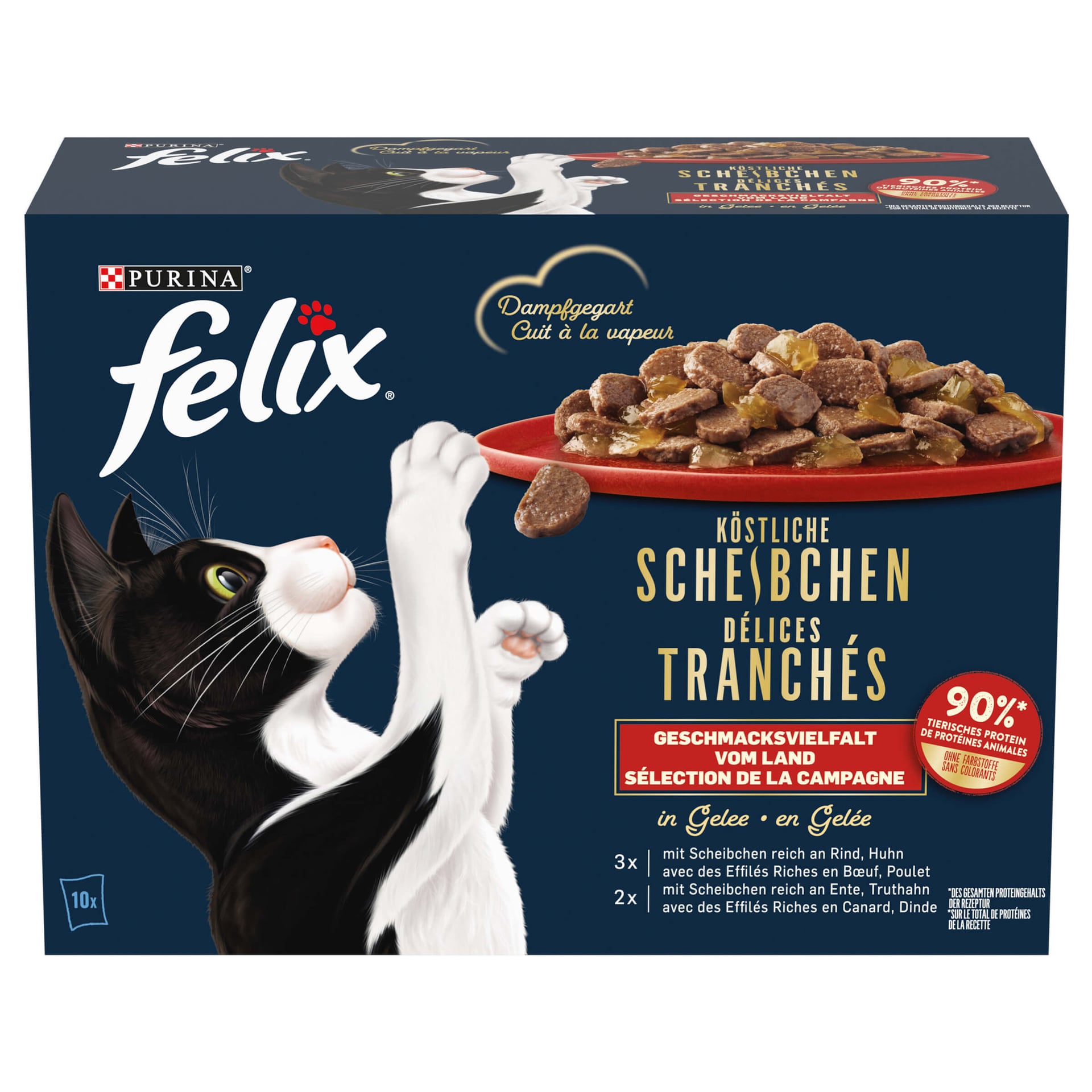 Köstliche Scheibchen Fleisch