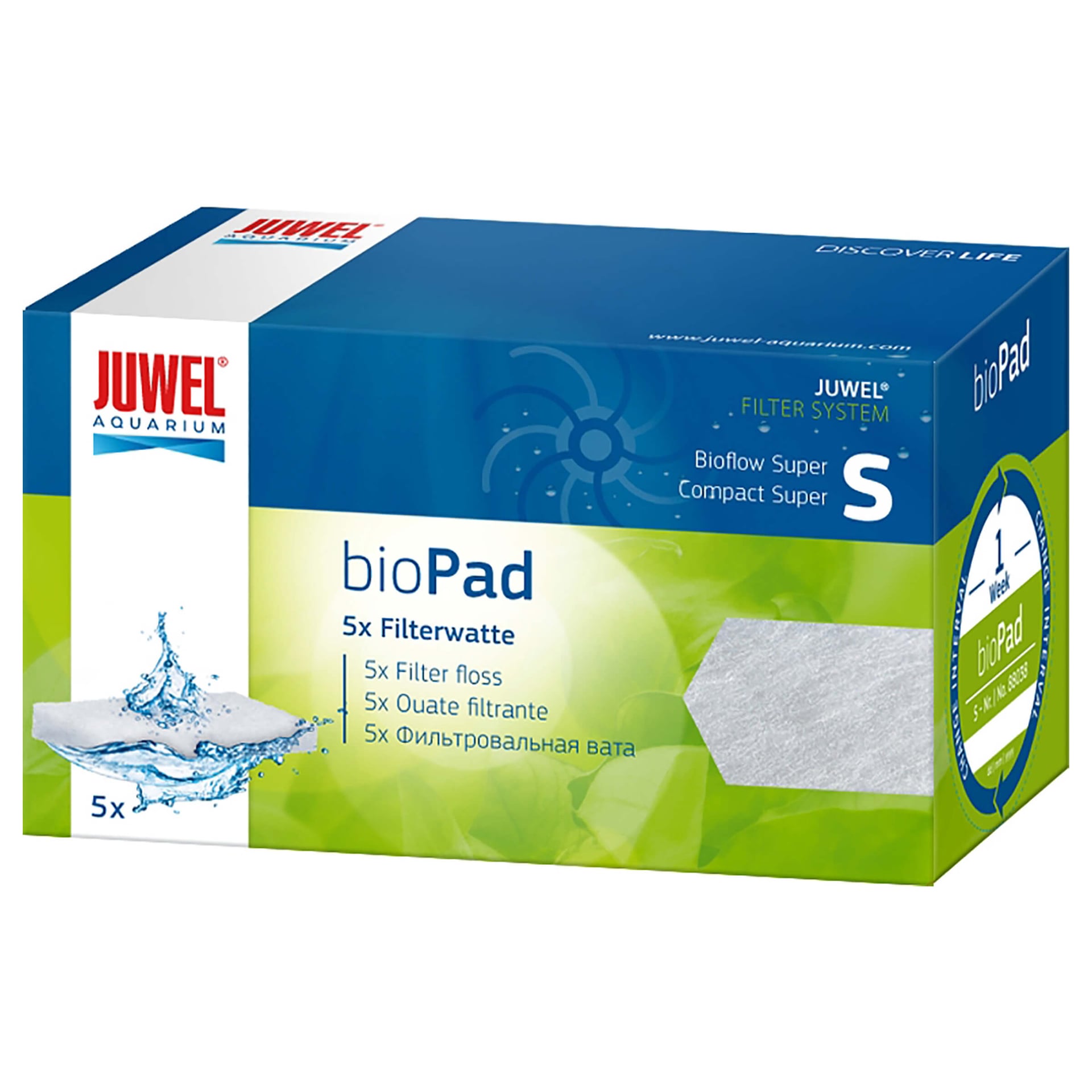 Ouate filtrante bioPad