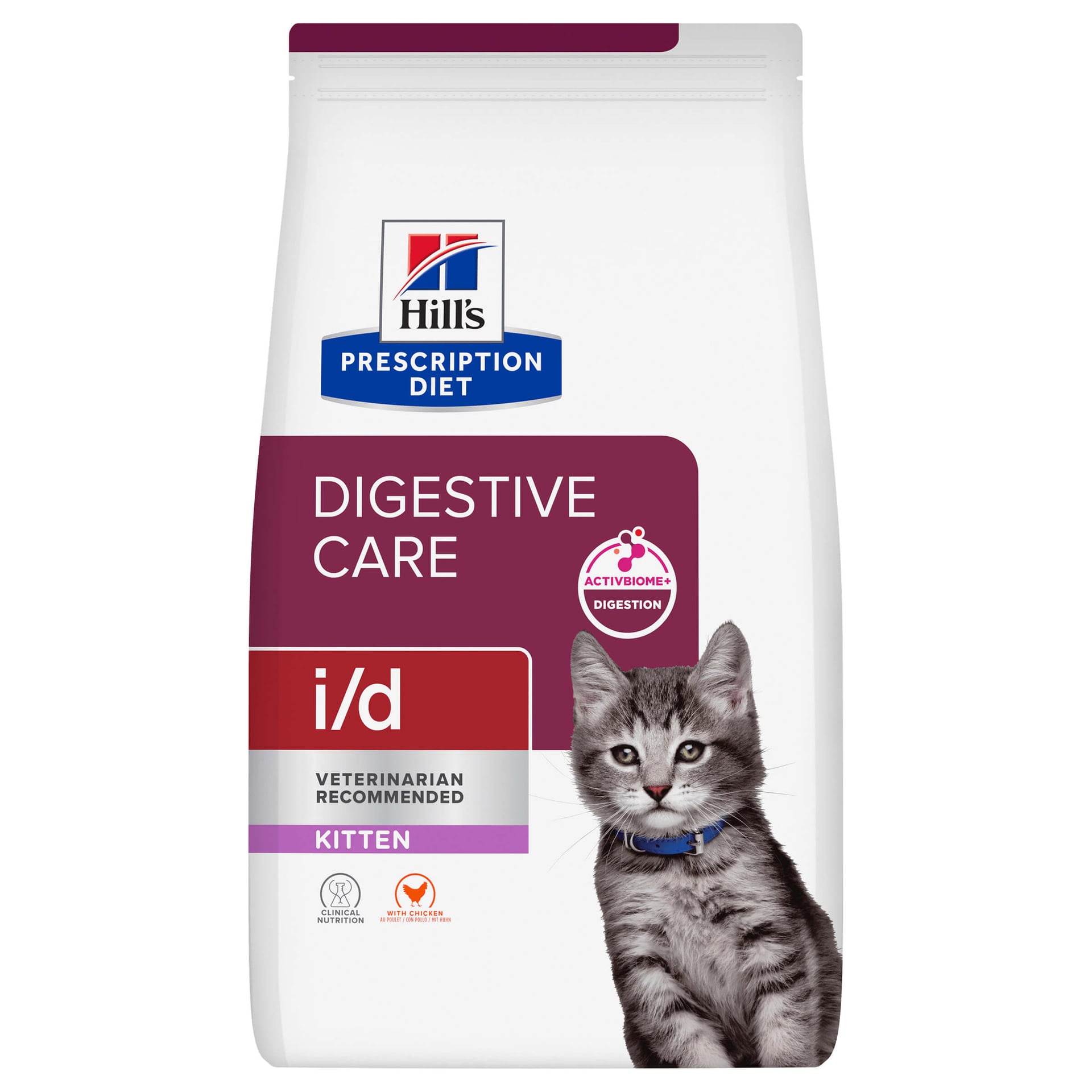 Hills PD i/d Digestive Care Kitten nourriture sèche pour chat poulet 3kg