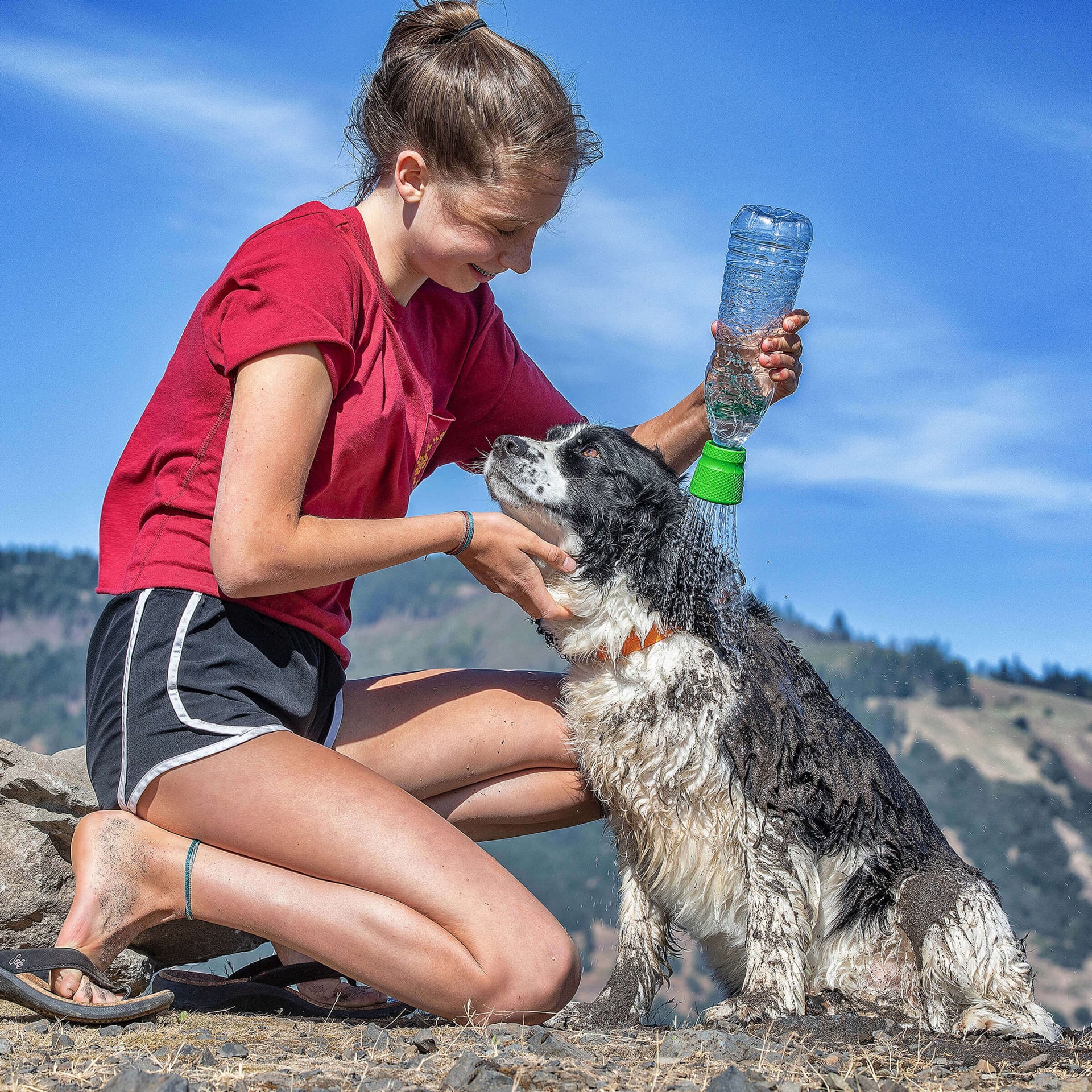 Hundedusche MUD DOG Duschaufsatz für PET-Flaschen