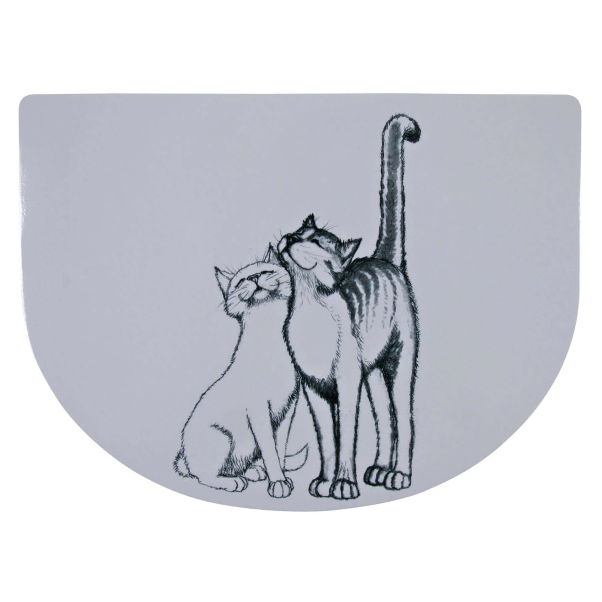 Tapis de gamelle chat câlin