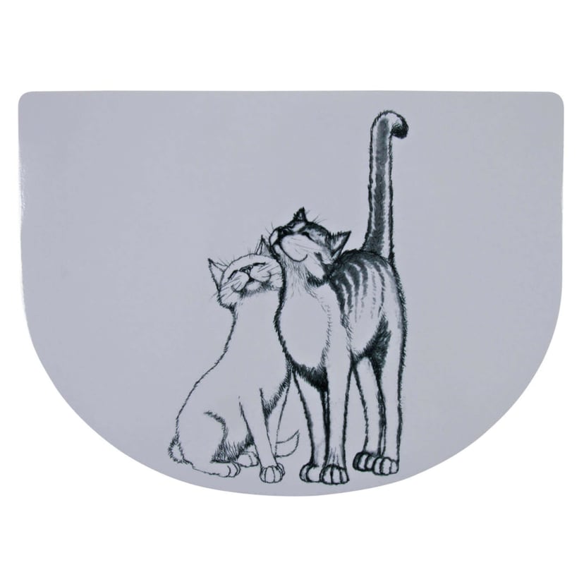 Tapis de gamelle chat câlin