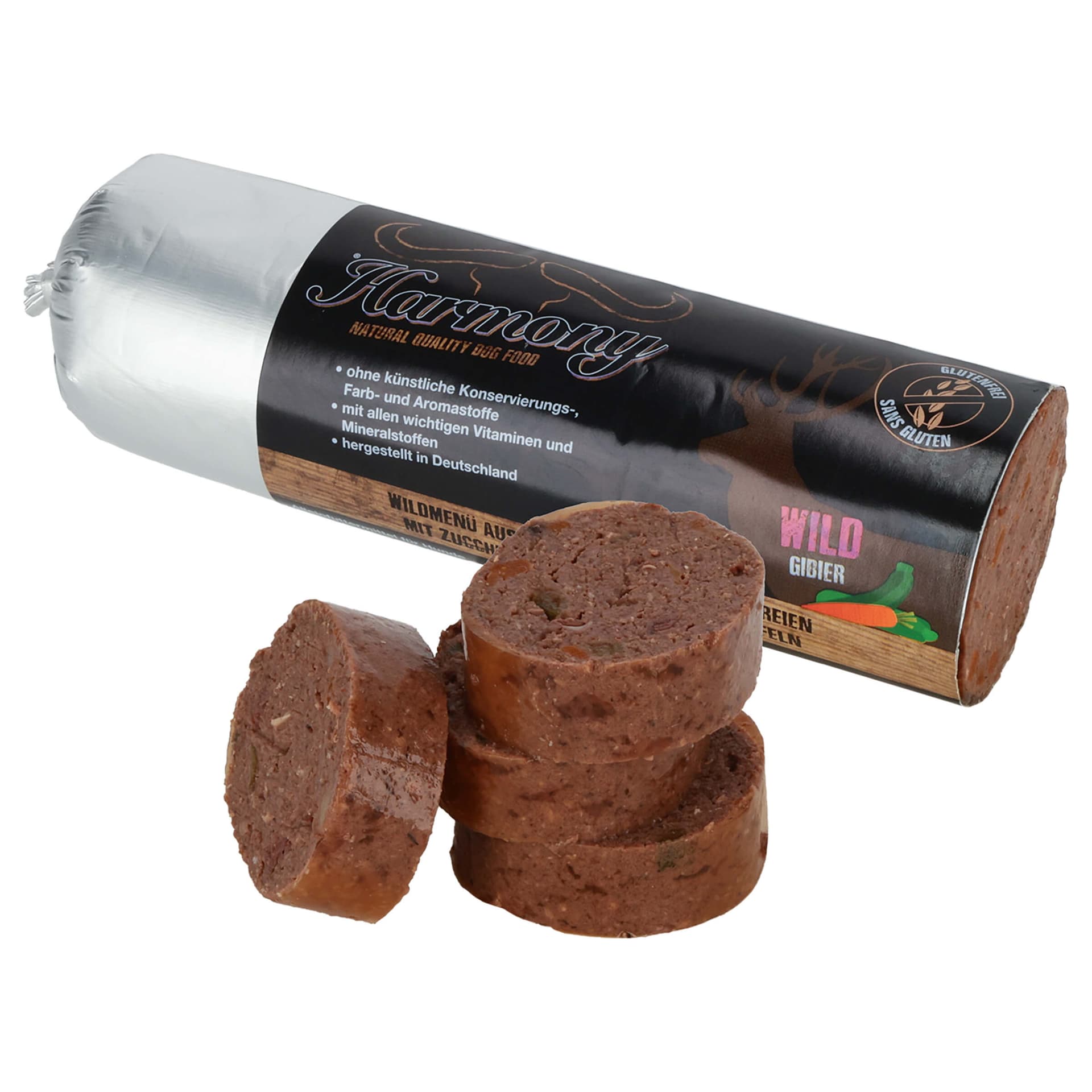Dog Natural Fleischwurst Wildmenü