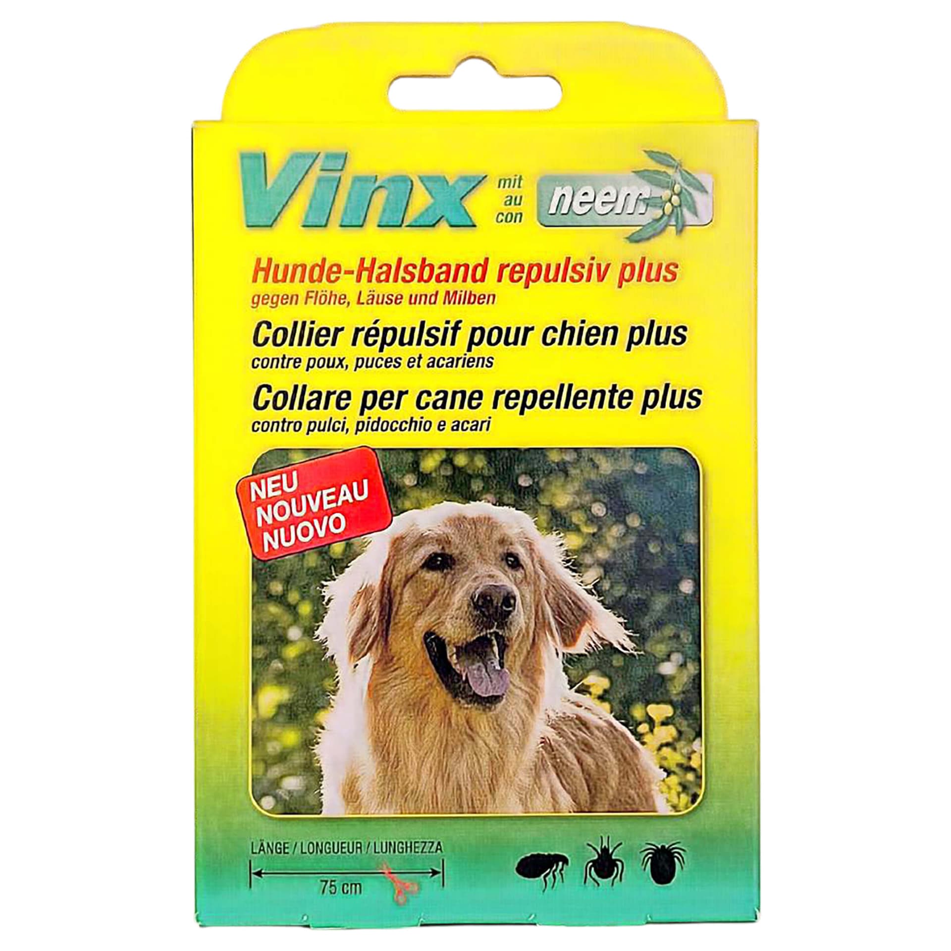 Neem Herbes bio collier pour chiens