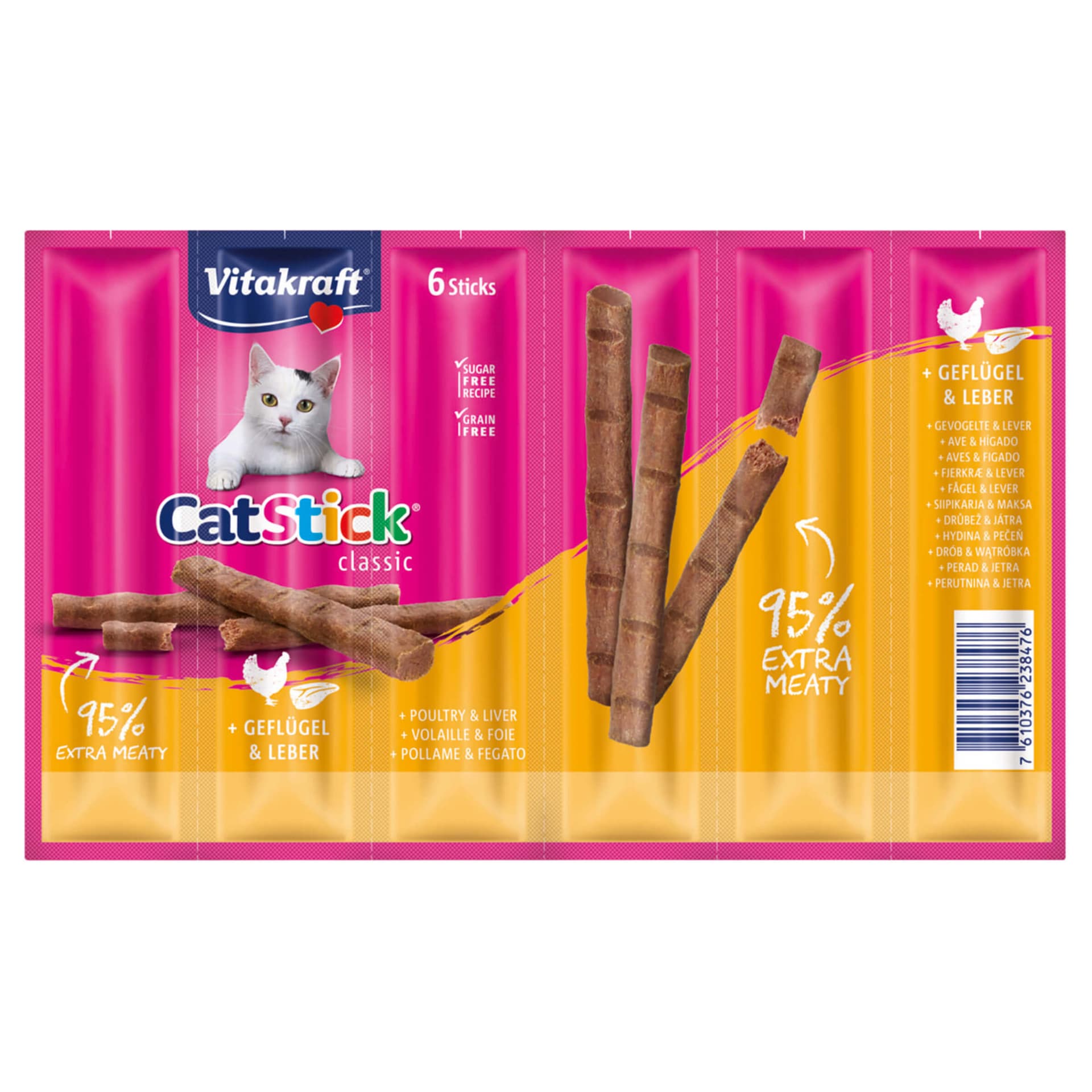 Stick mini 6er Geflügel & Leber