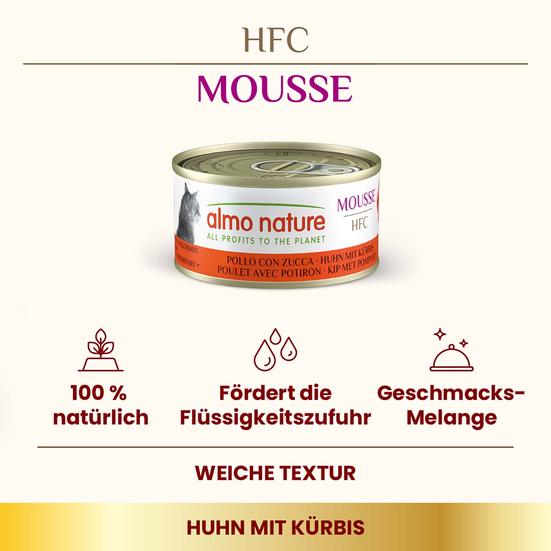 HFC Mousse Huhn & Kürbis
