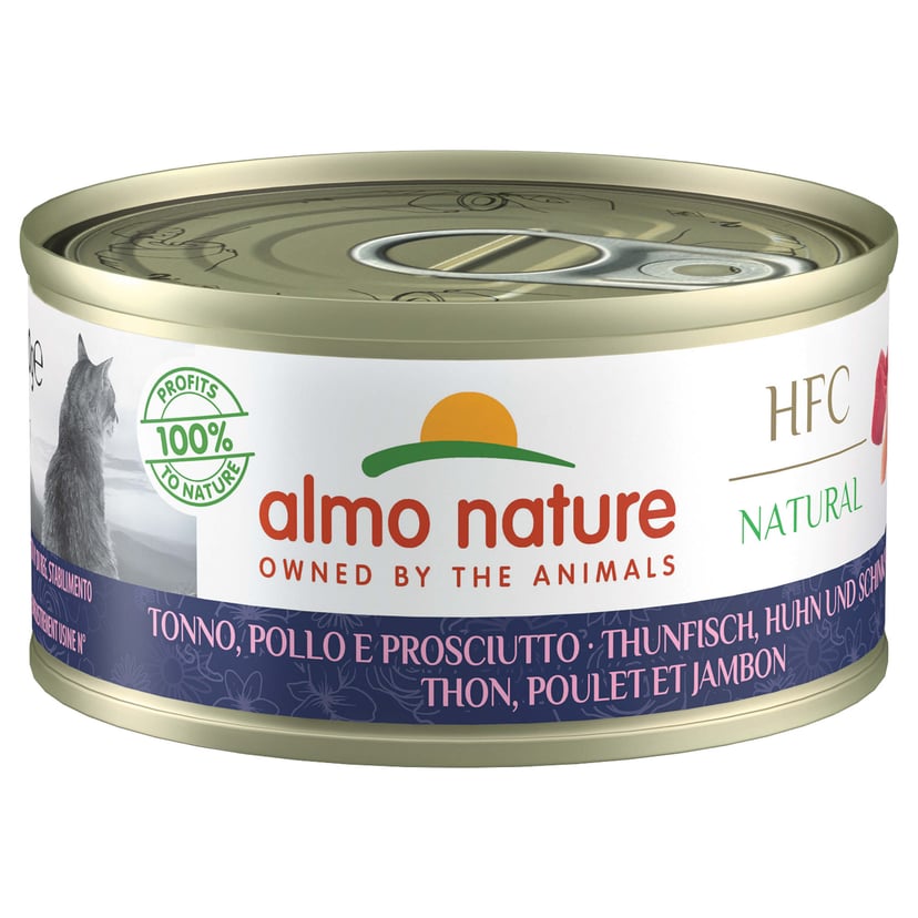 HFC Natural thon, poulet & jambon