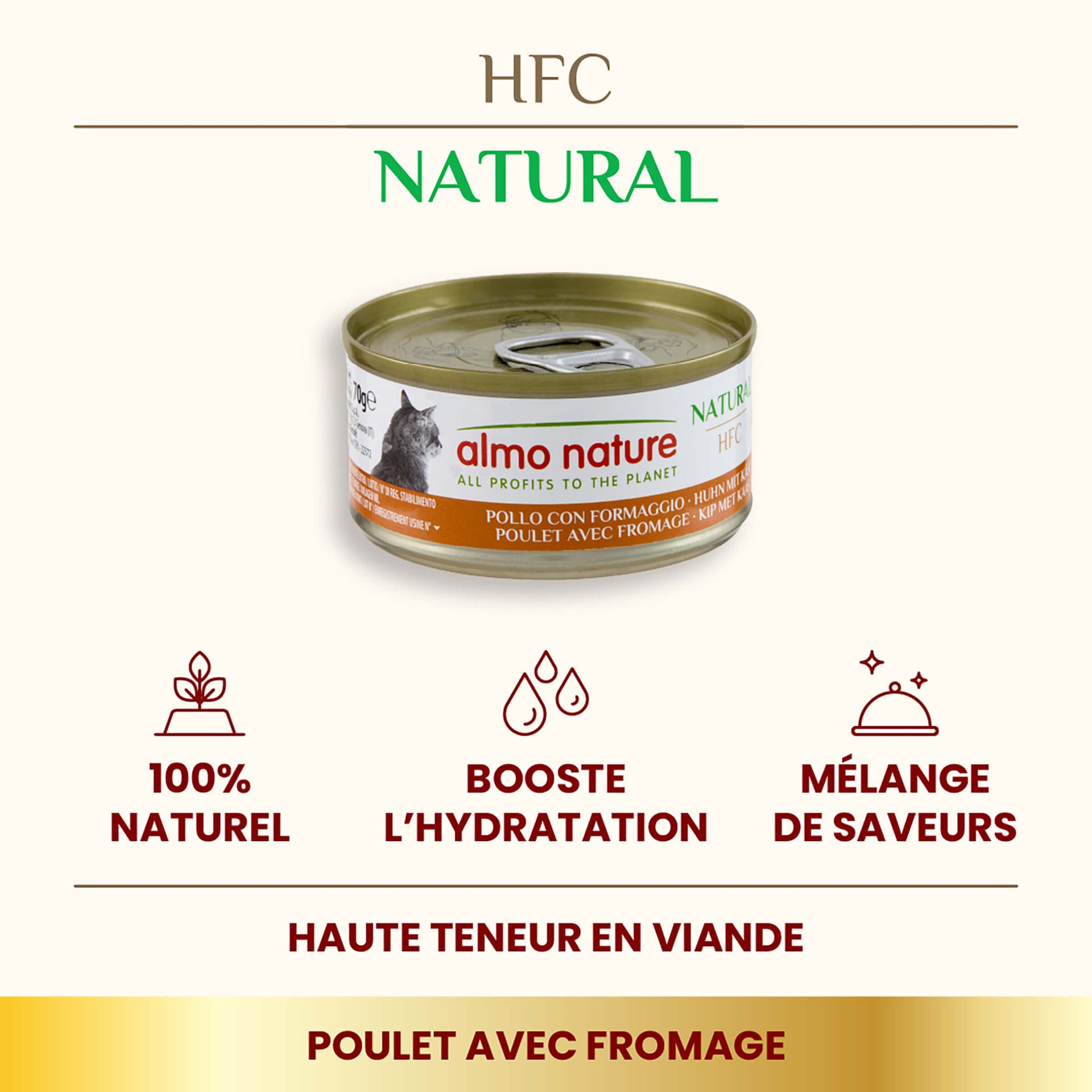 HFC Natural Poulet avec fromage