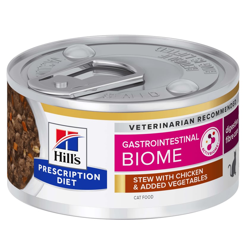 Chat Prescription Diet Gastrointestinal Biome Ragoût avec poulet & légumes