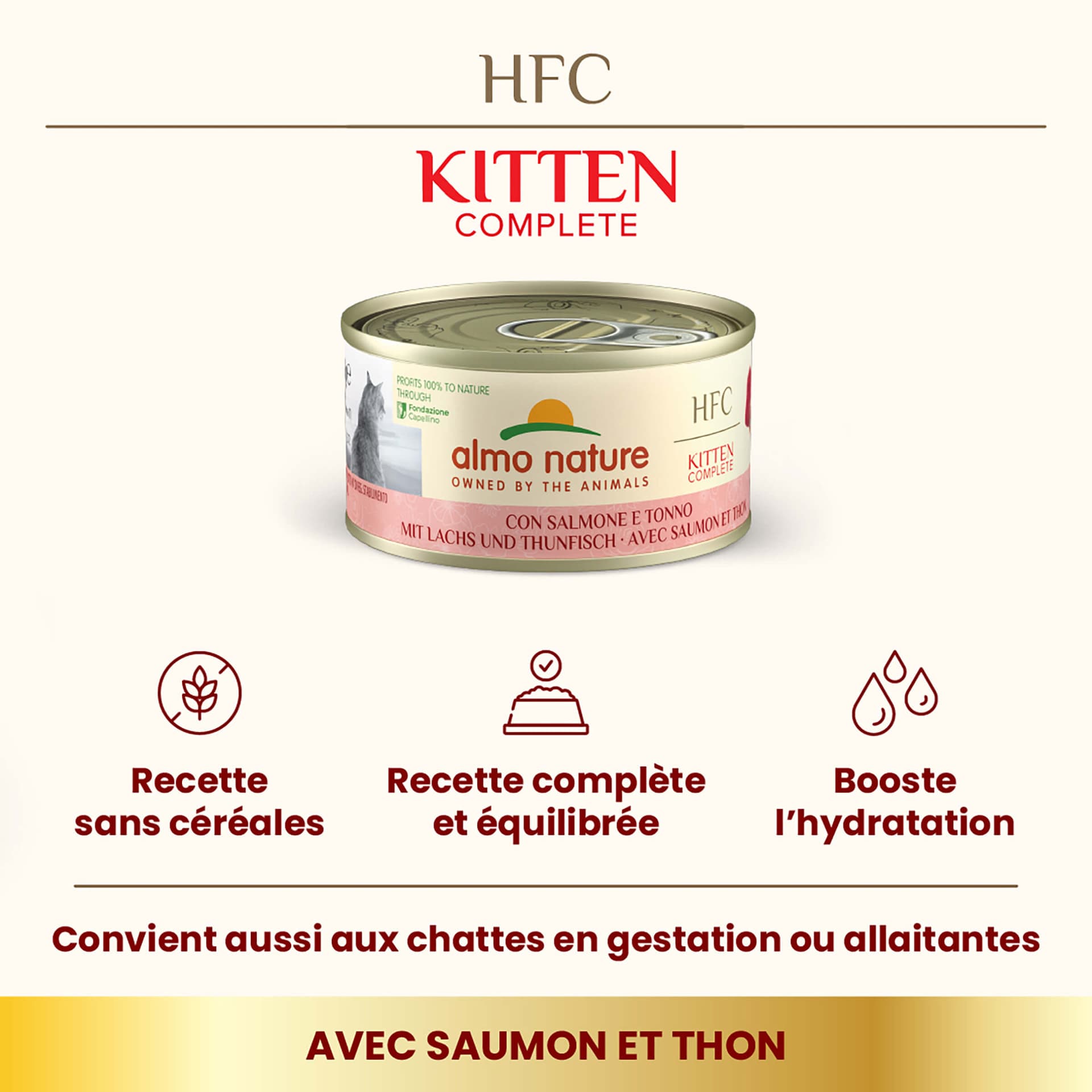 HFC Kitten Lachs & Thunfisch