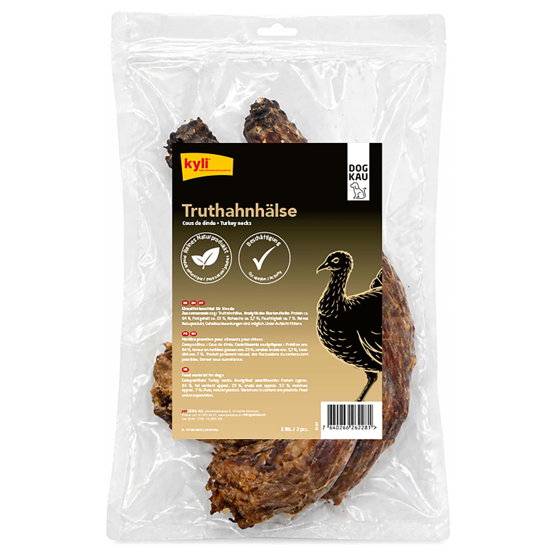 Friandises pour chiens cous de dindes
