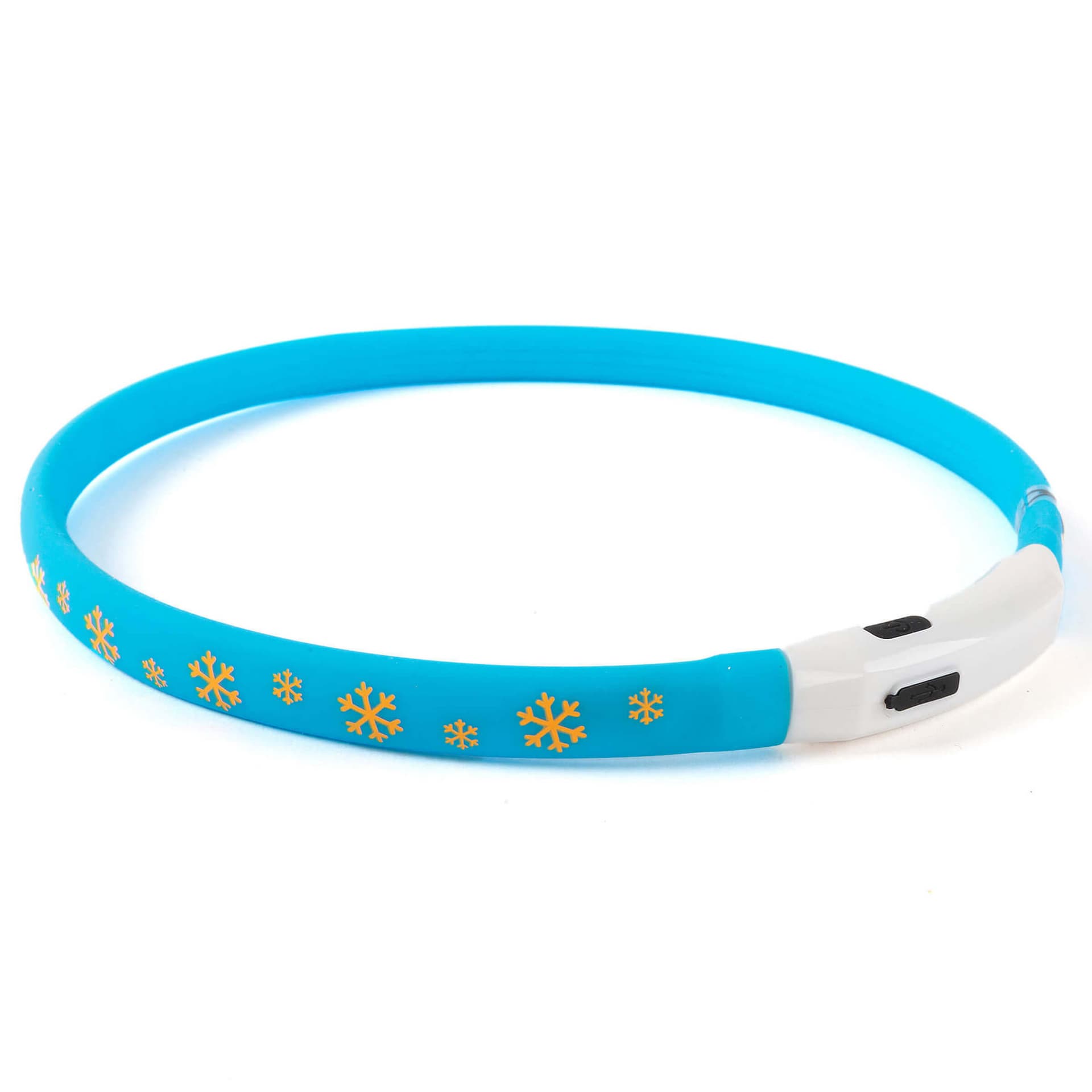 Leuchthalsband Flash Ring Snow