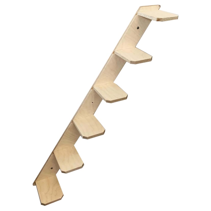 Escalier pour chats avec 6 marches droite
