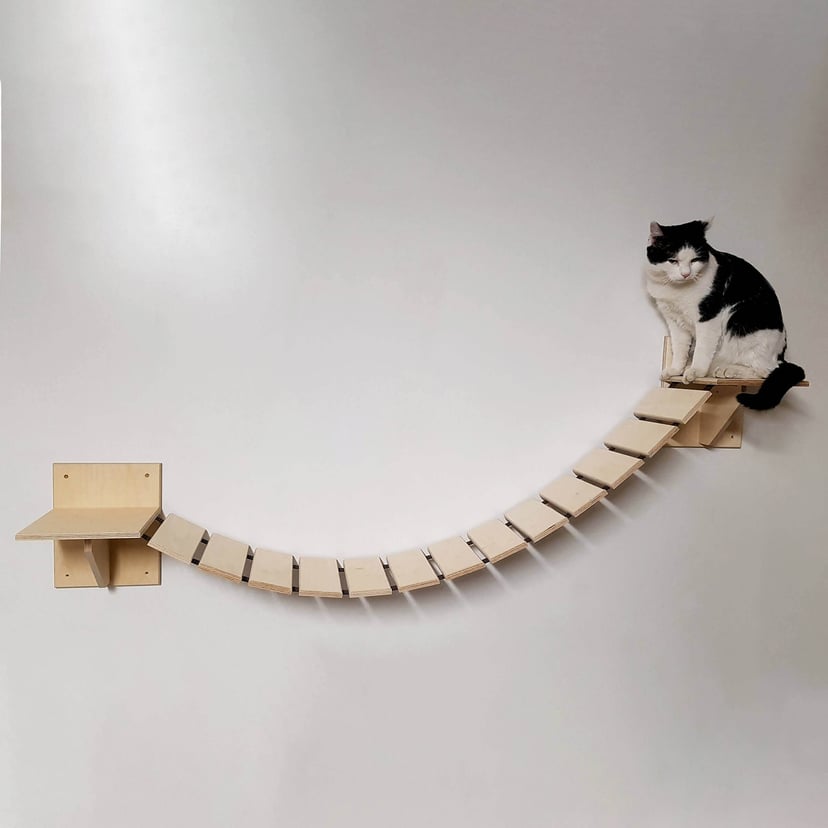 Pont suspendu mural pour chats