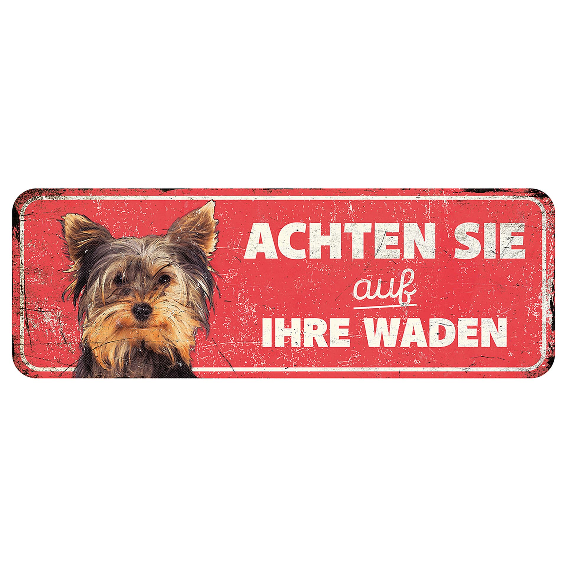 Warntafel Terrier