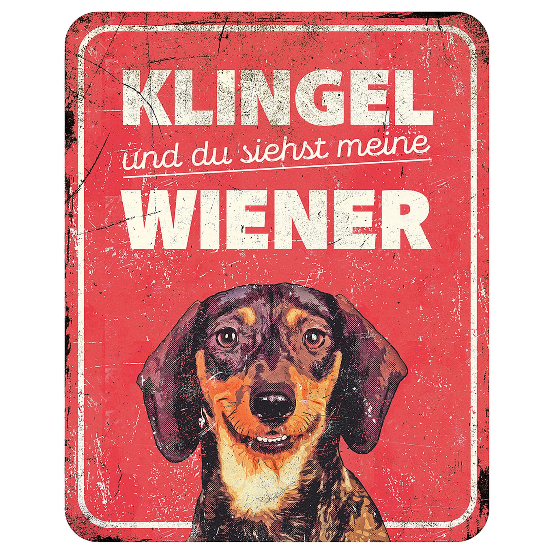 Warntafel Dachshund