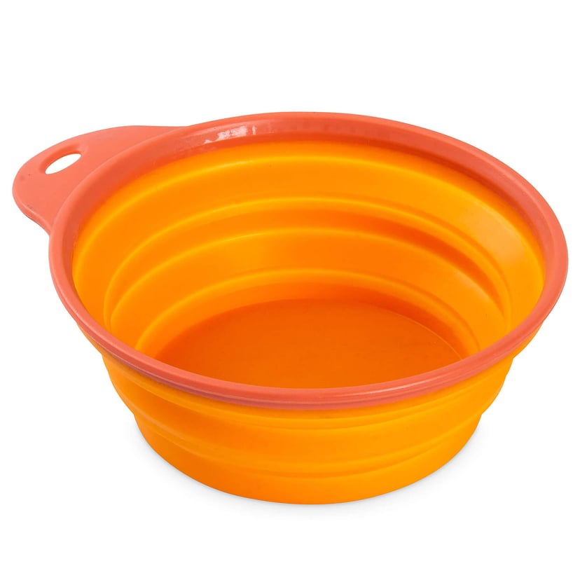 Gamelle de voyage pour chiens silicone Solid Rim