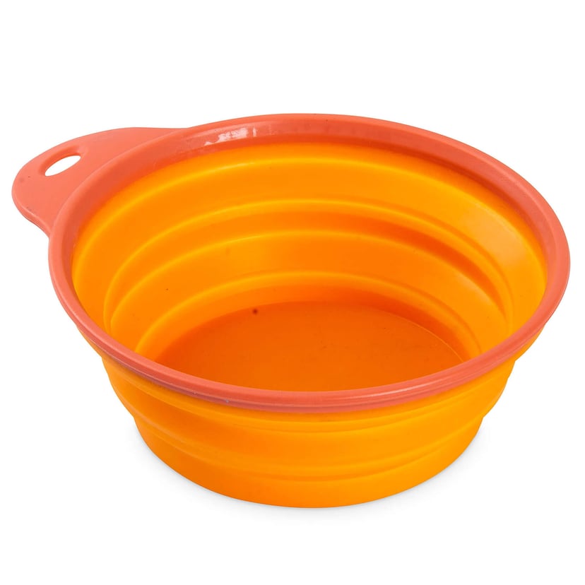Gamelle de voyage pour chiens silicone Solid Rim