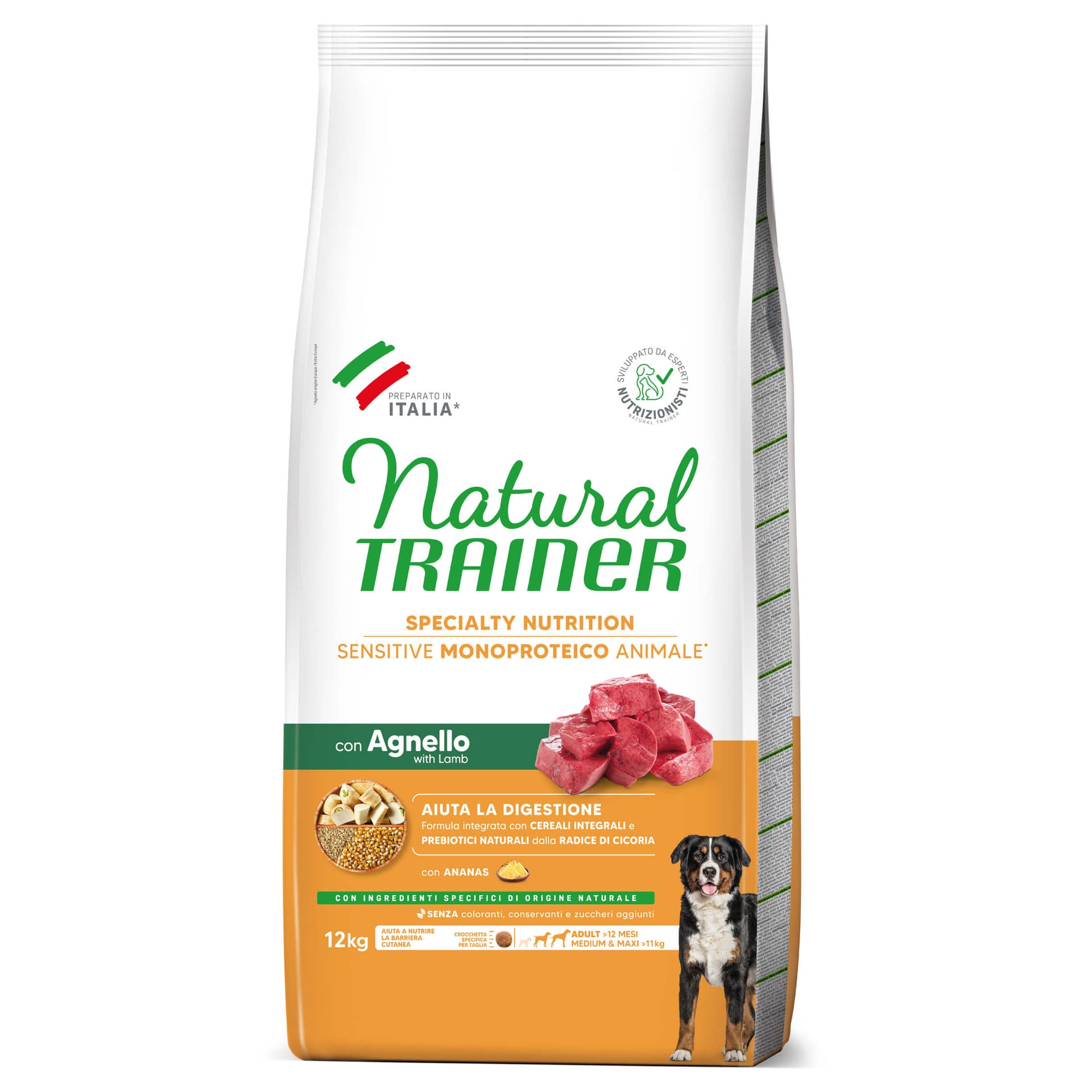 Sensitive No Gluten Medium & Maxi Adult Lamm