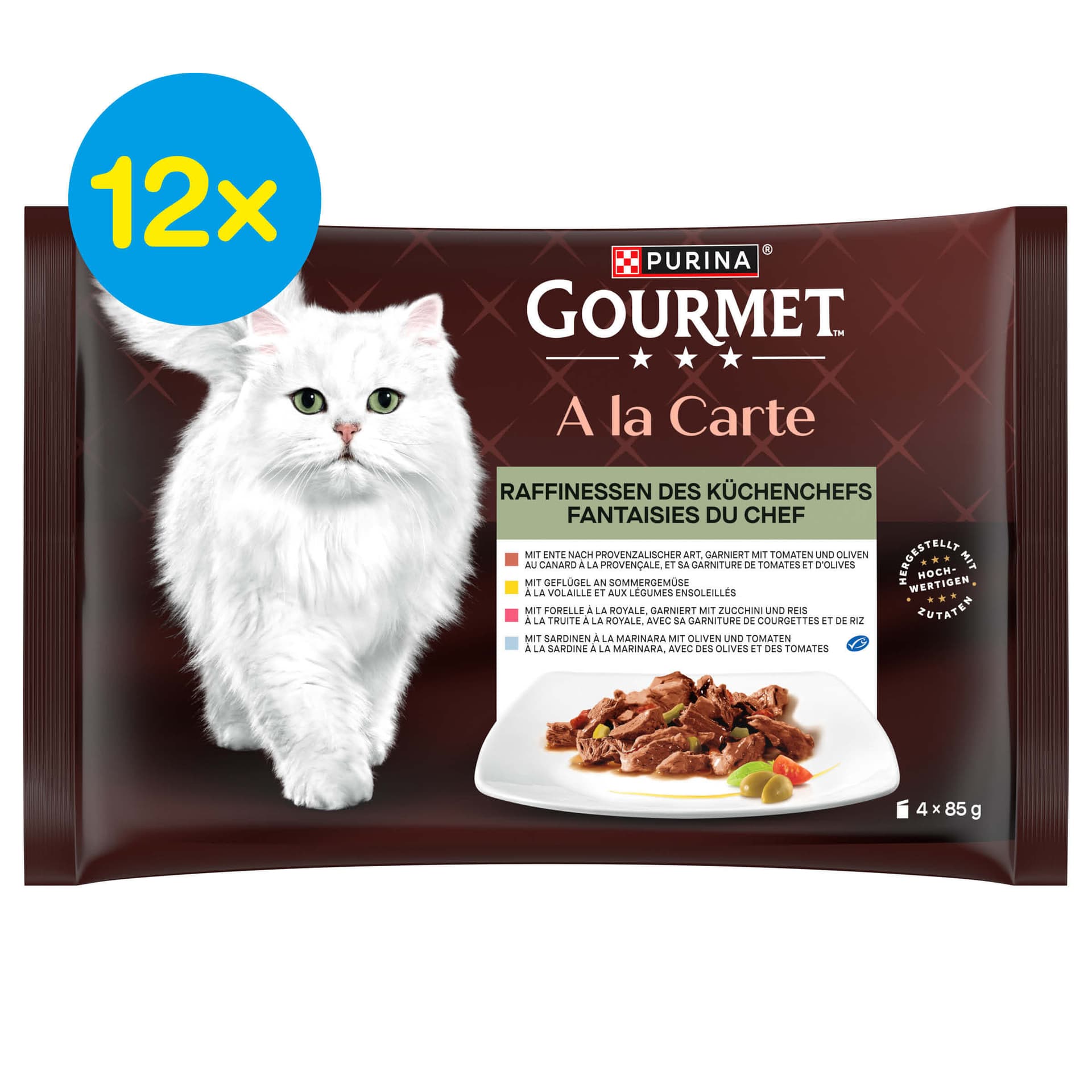 A la Carte Raffinessen des Küchenchefs