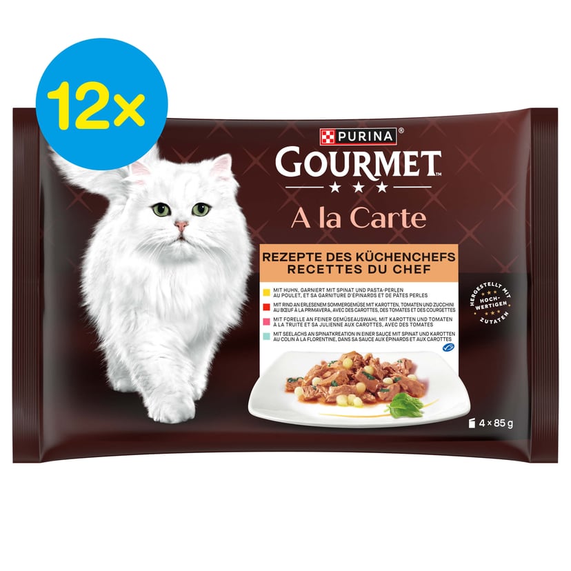 A la carte Rezepte des Küchenchefs
