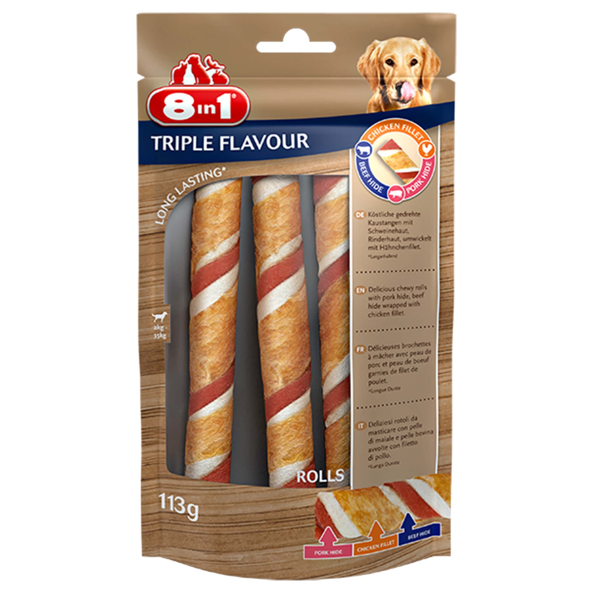Kausnacks Triple Flavour Rolls