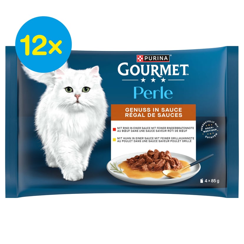 Perle Genuss in Sauce mit Fleisch