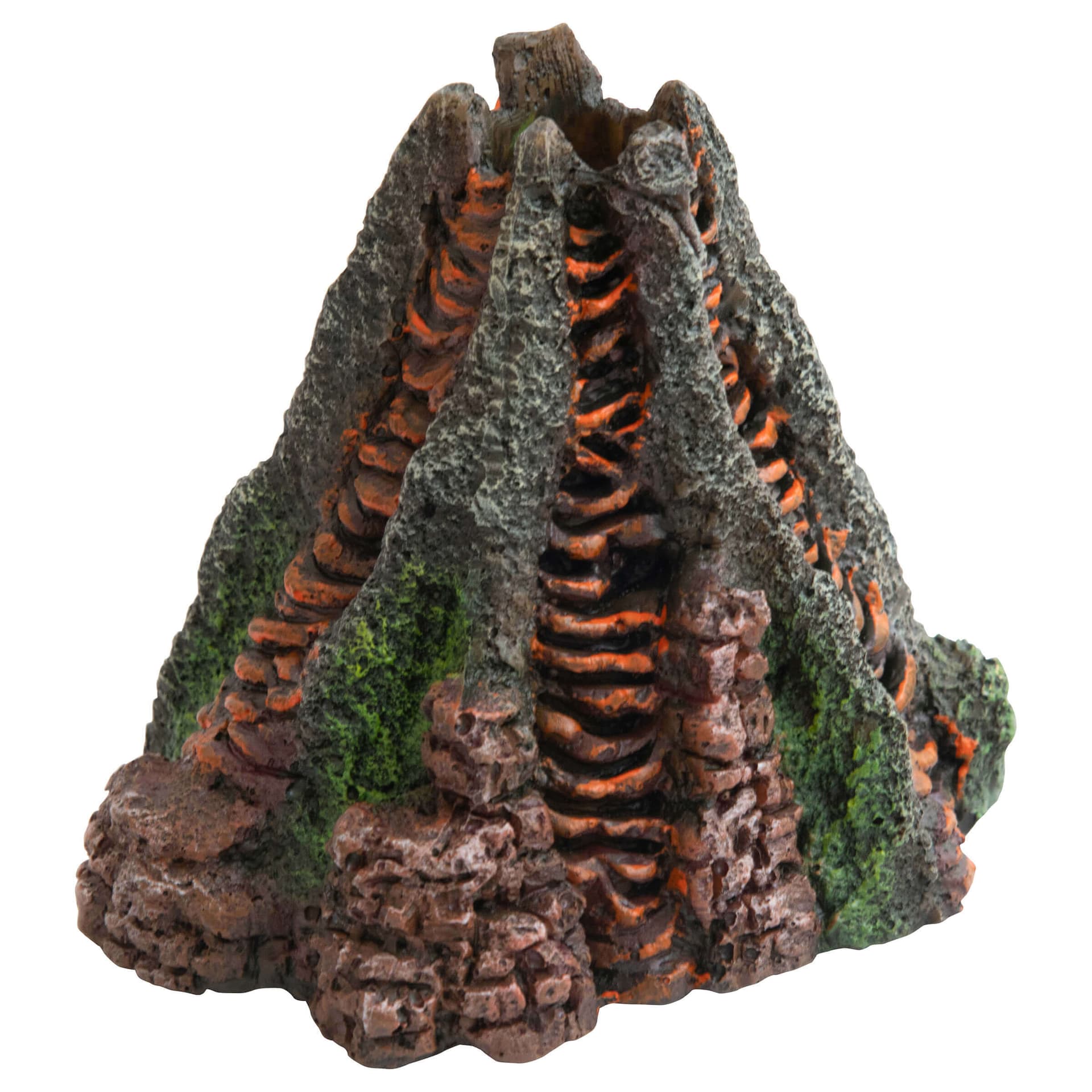 Décoration d'aquarium Volcan avec écoulement