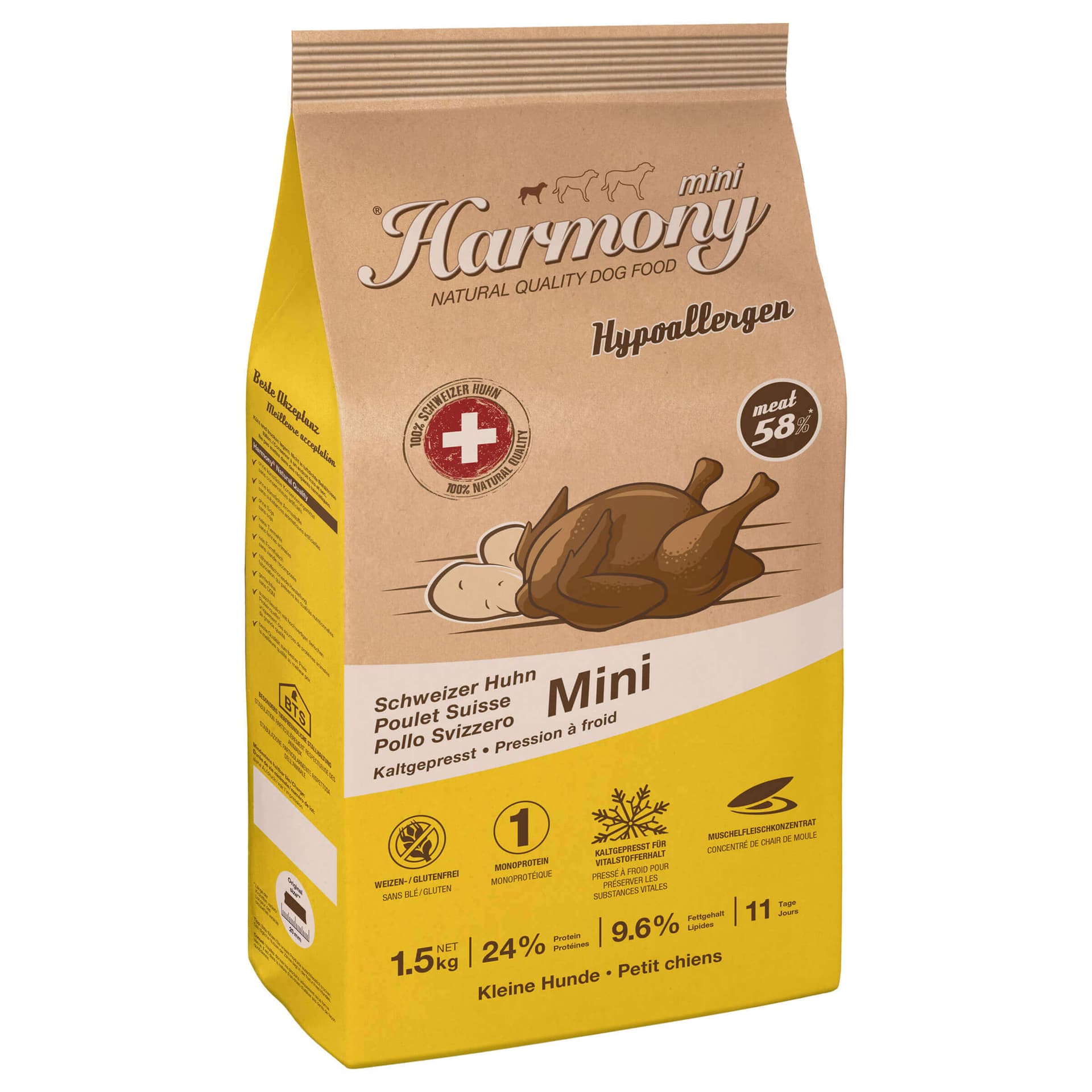 Dog Natural Mini Hypoallergen Poulet Suisse
