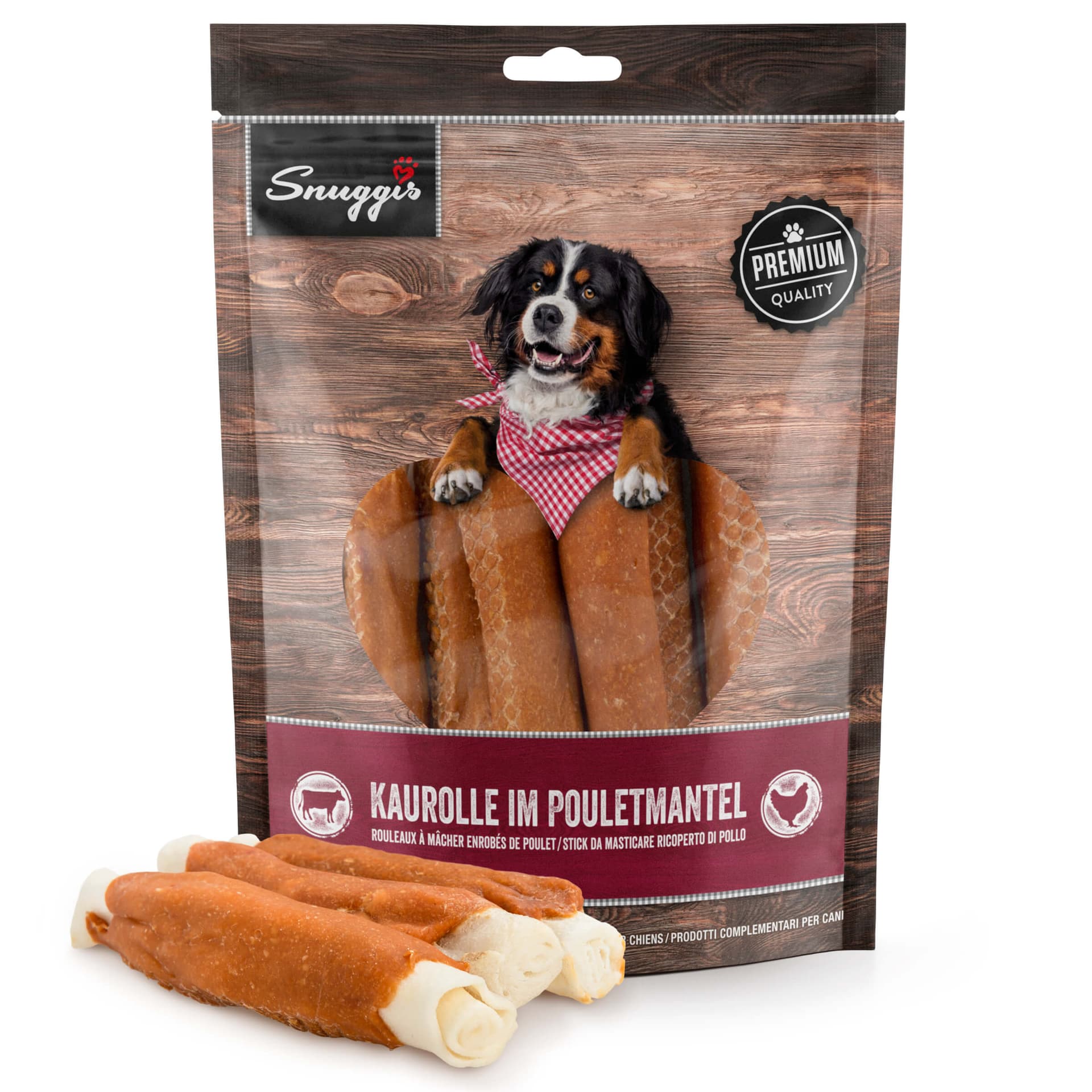 Kaurolle im Pouletmantel