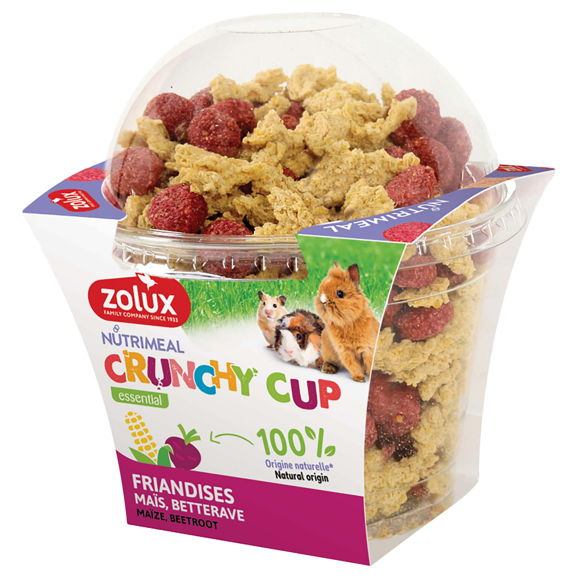 Crunchy Cup friandises pour Rongeurs Nuggets betterave rouge