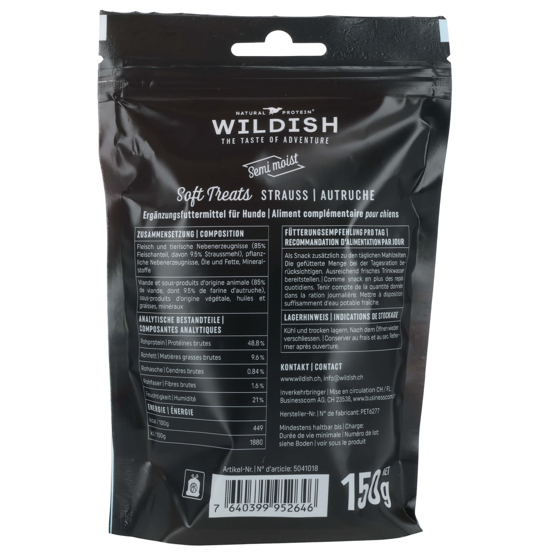 Dog Semi-Moist Treats Strauss