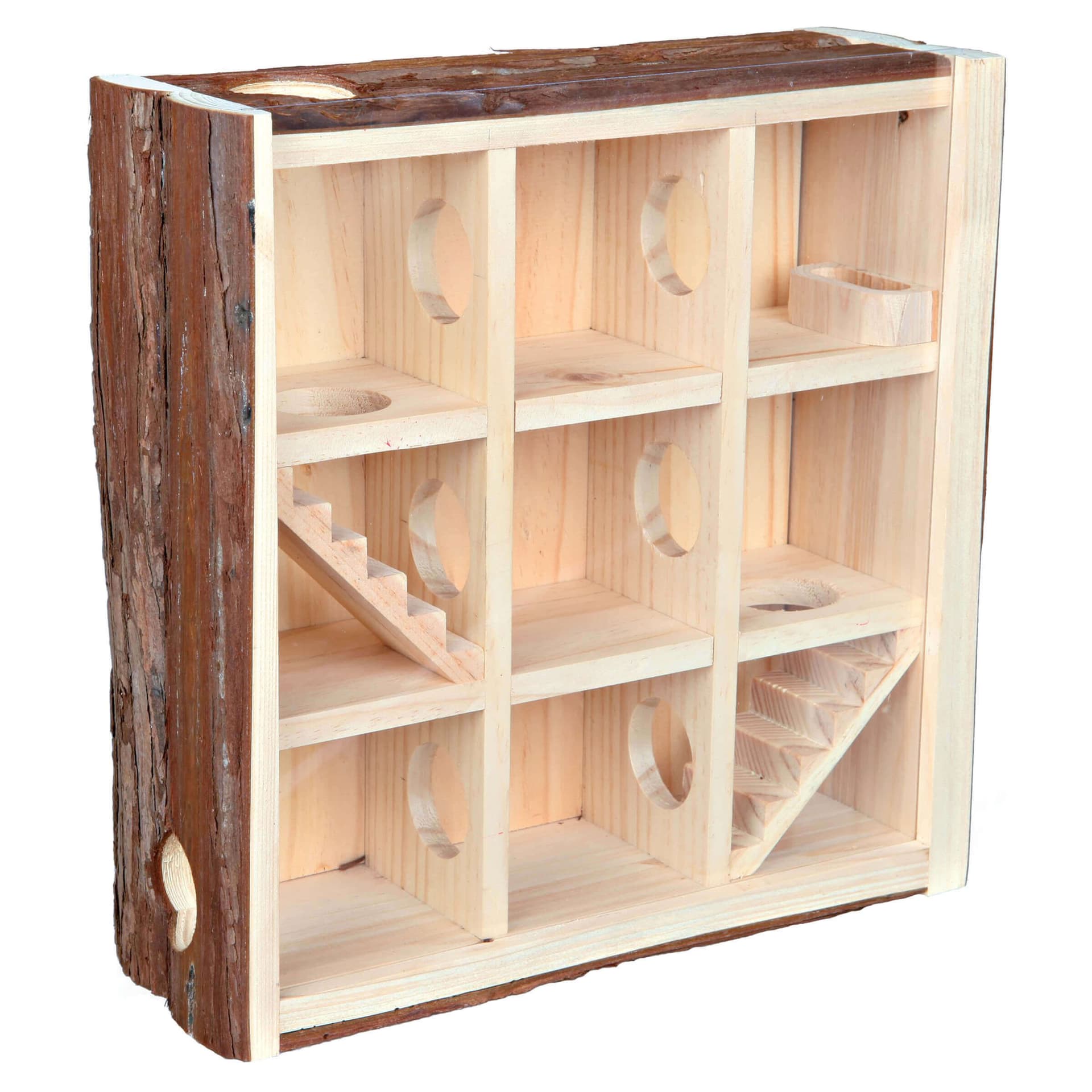 Natural Living Tour de jeu en bois naturel