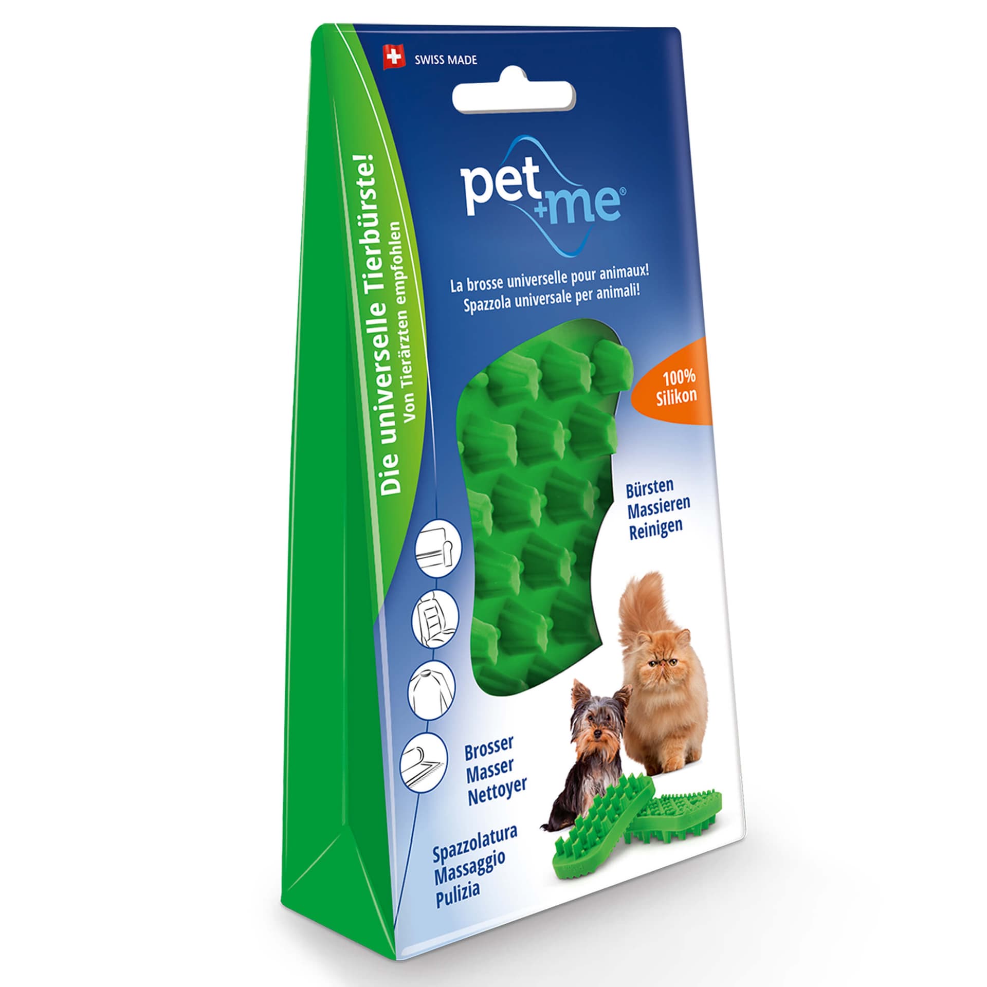 Brosse pour poil long, pour chats
