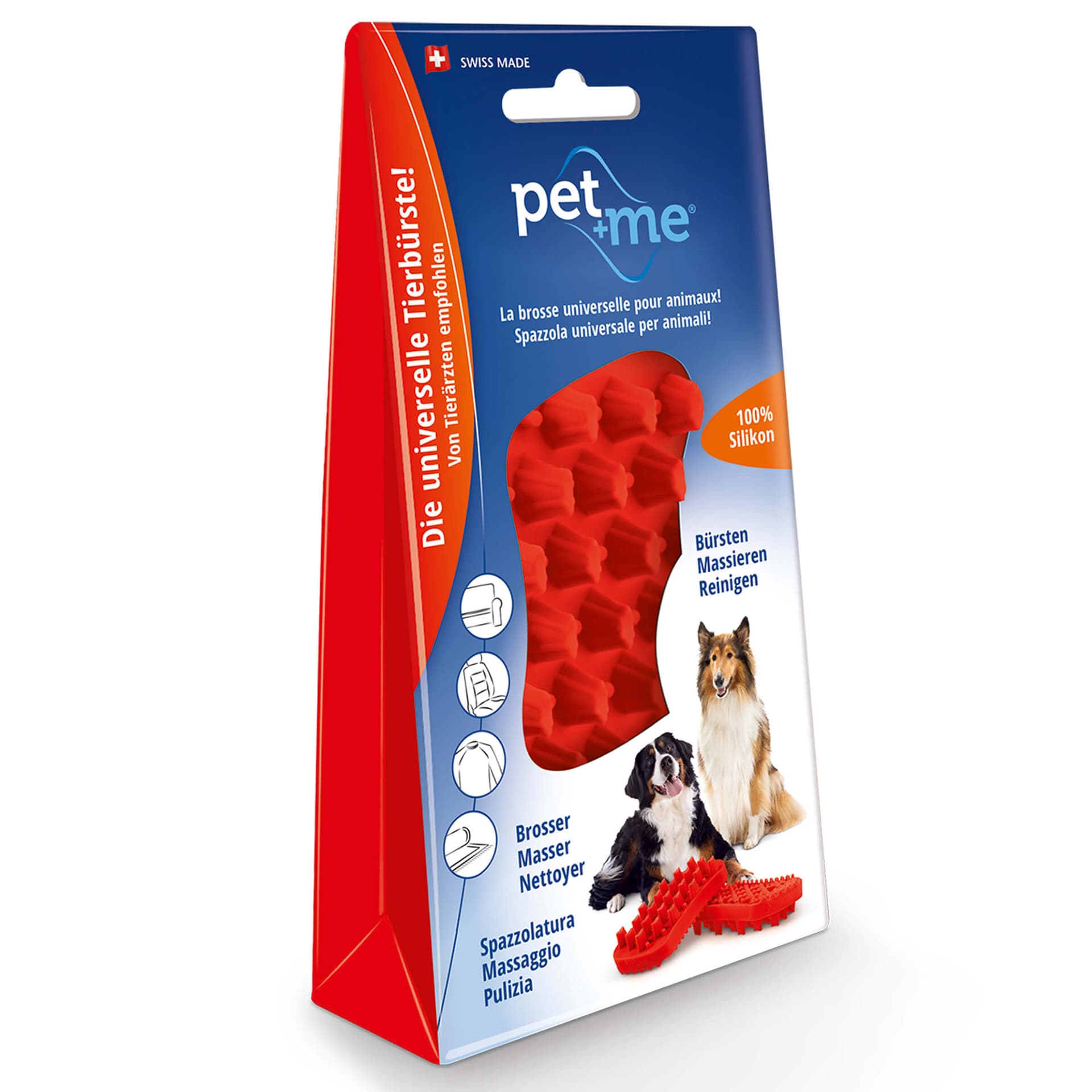 Brosse pour poil long, pour chiens