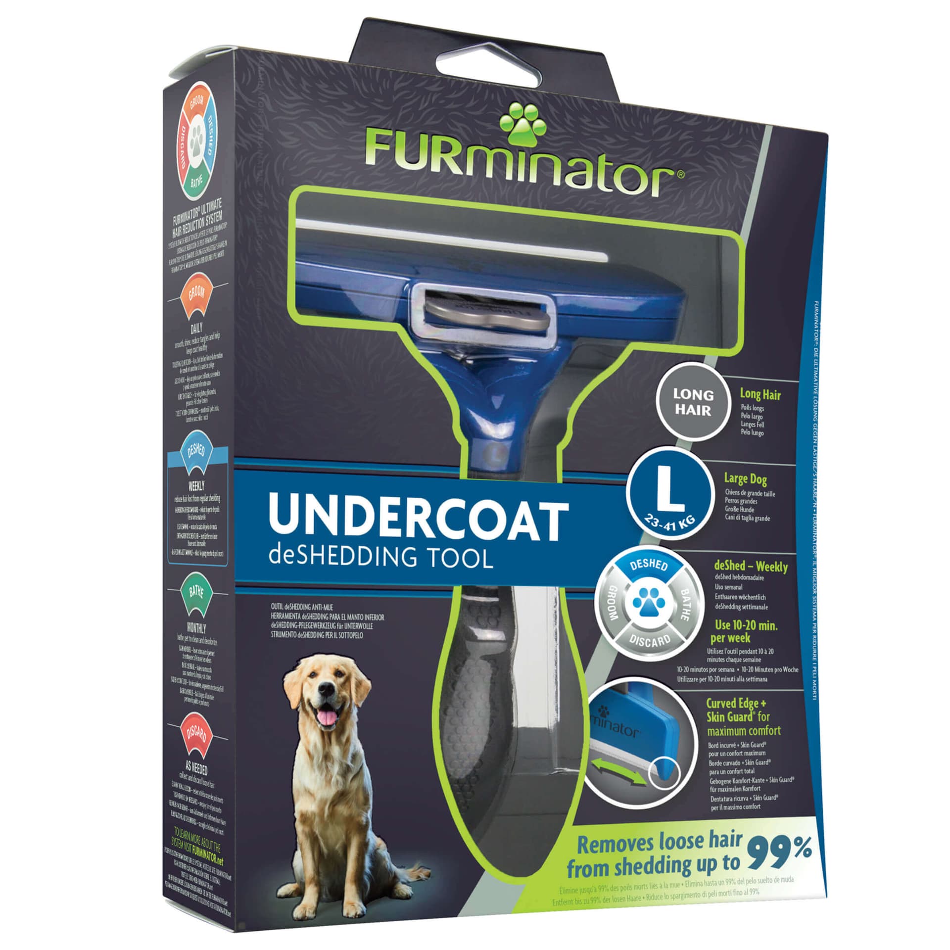 Long-Hair deShedding Tool Large Dog