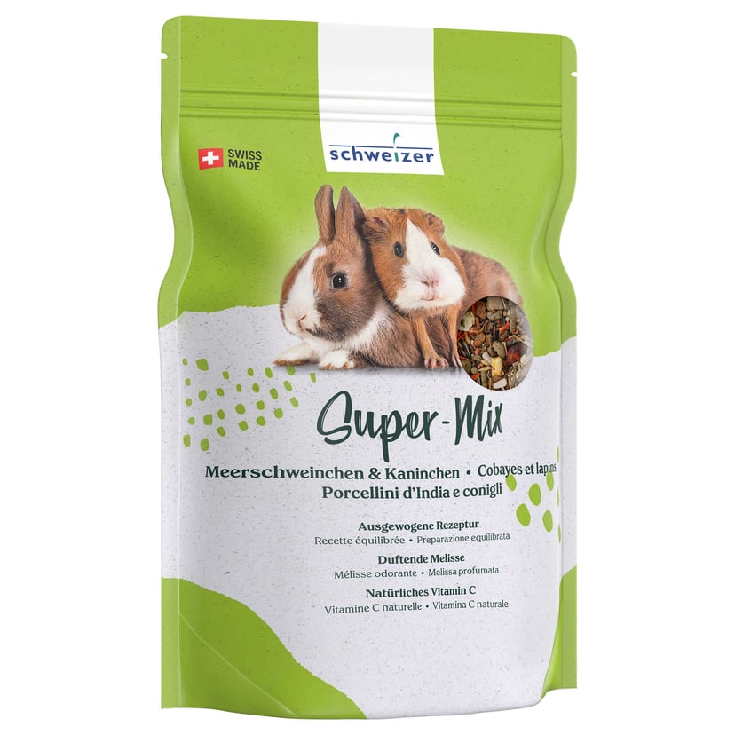 Nourriture Super-Mix pour lapins & cochons d'Inde