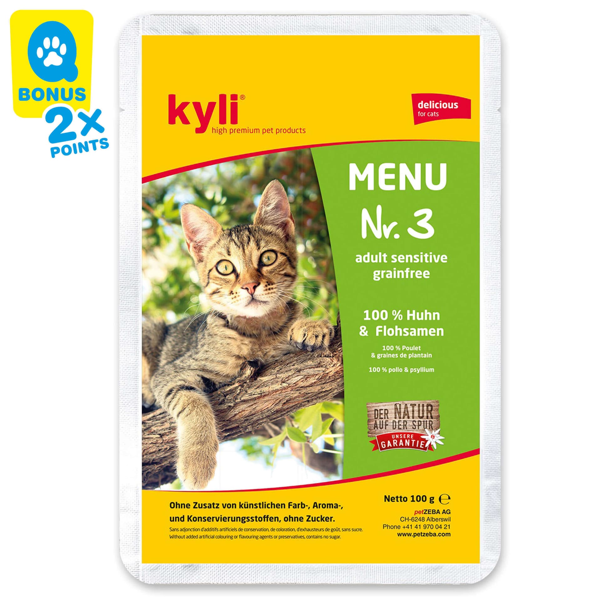 Menu Nr. 3 Sensitiv