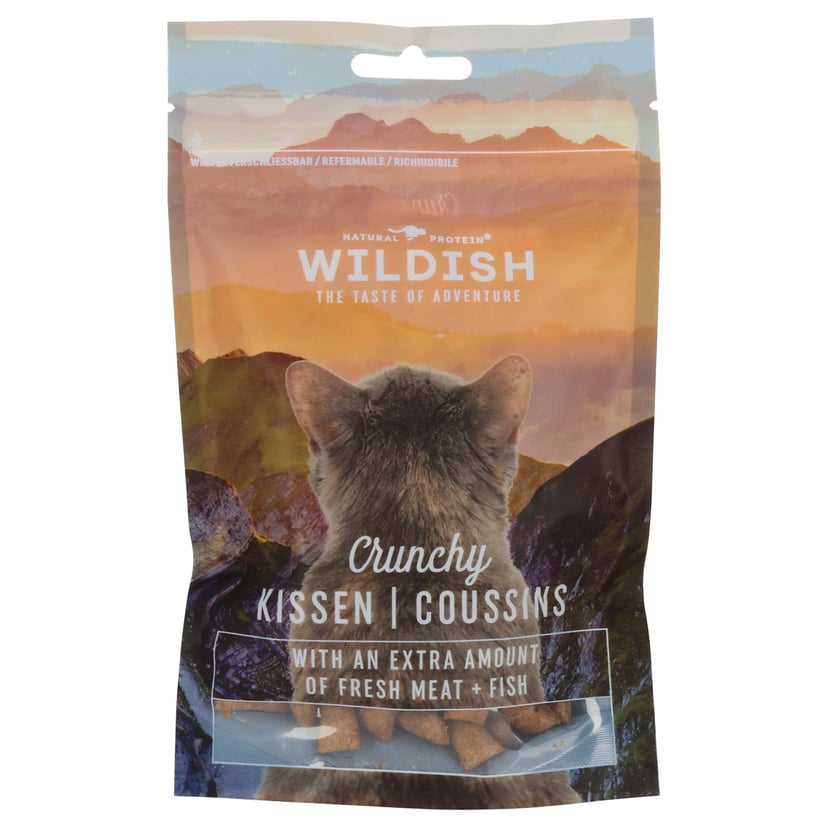 Cat Crunchy Kissen gefüllt