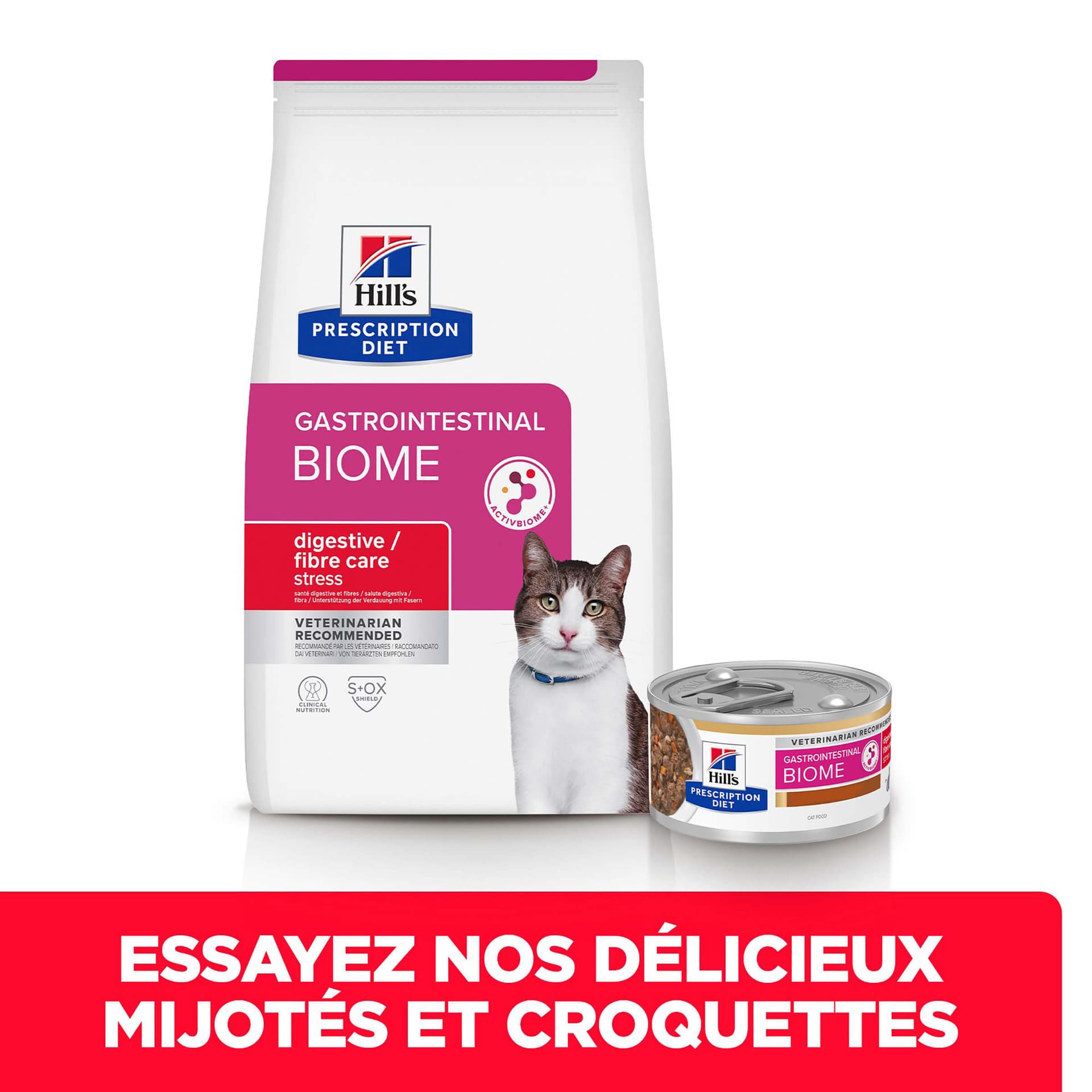 Chat Prescription Diet GB Stress