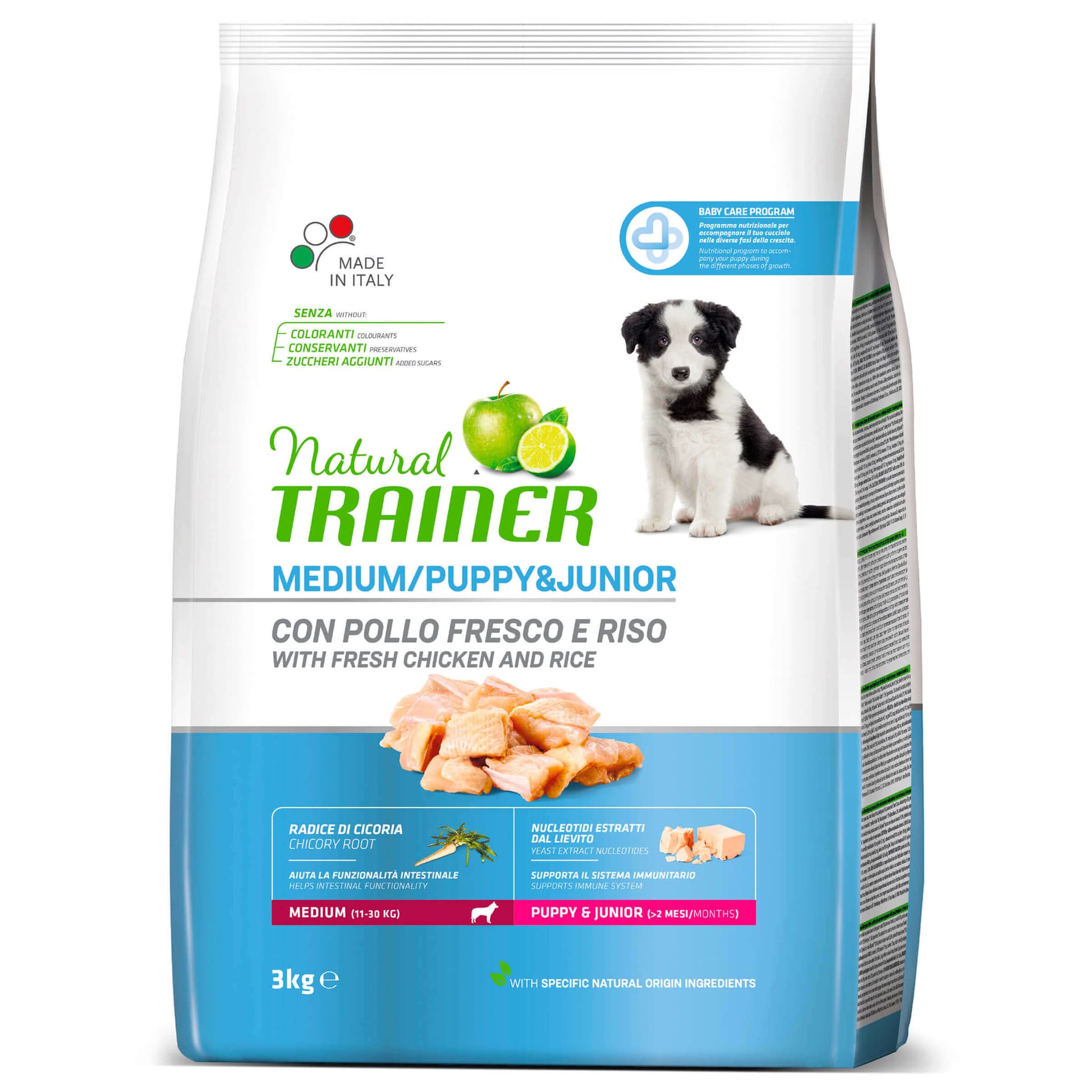 Natural Medium Puppy & Junior Huhn