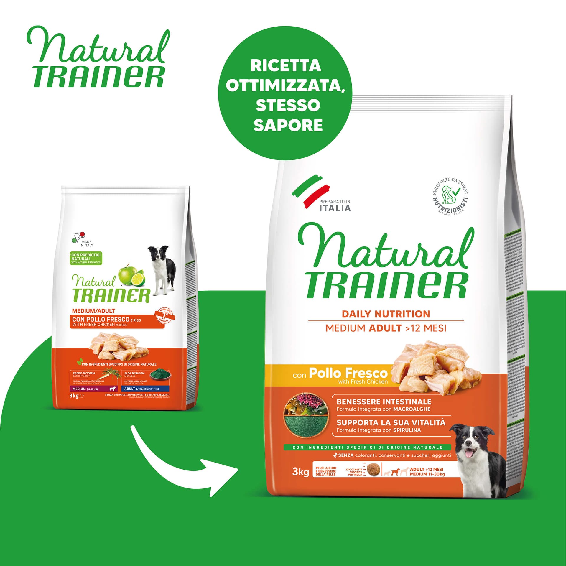 NATURAL Adult Medium Chicken, Rice & Aloe Vera