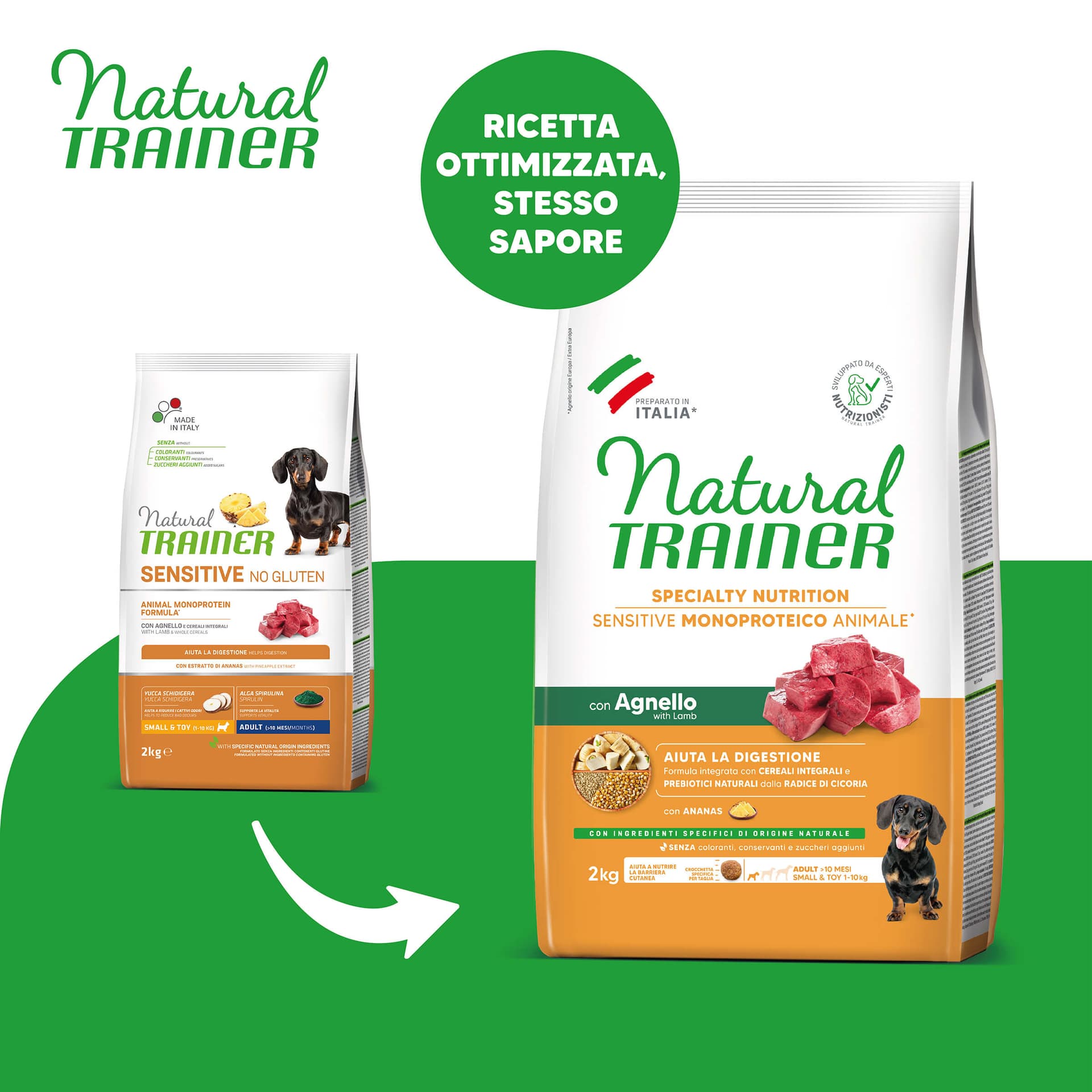 Sensitive No Gluten Small & Toy Adult Agneau