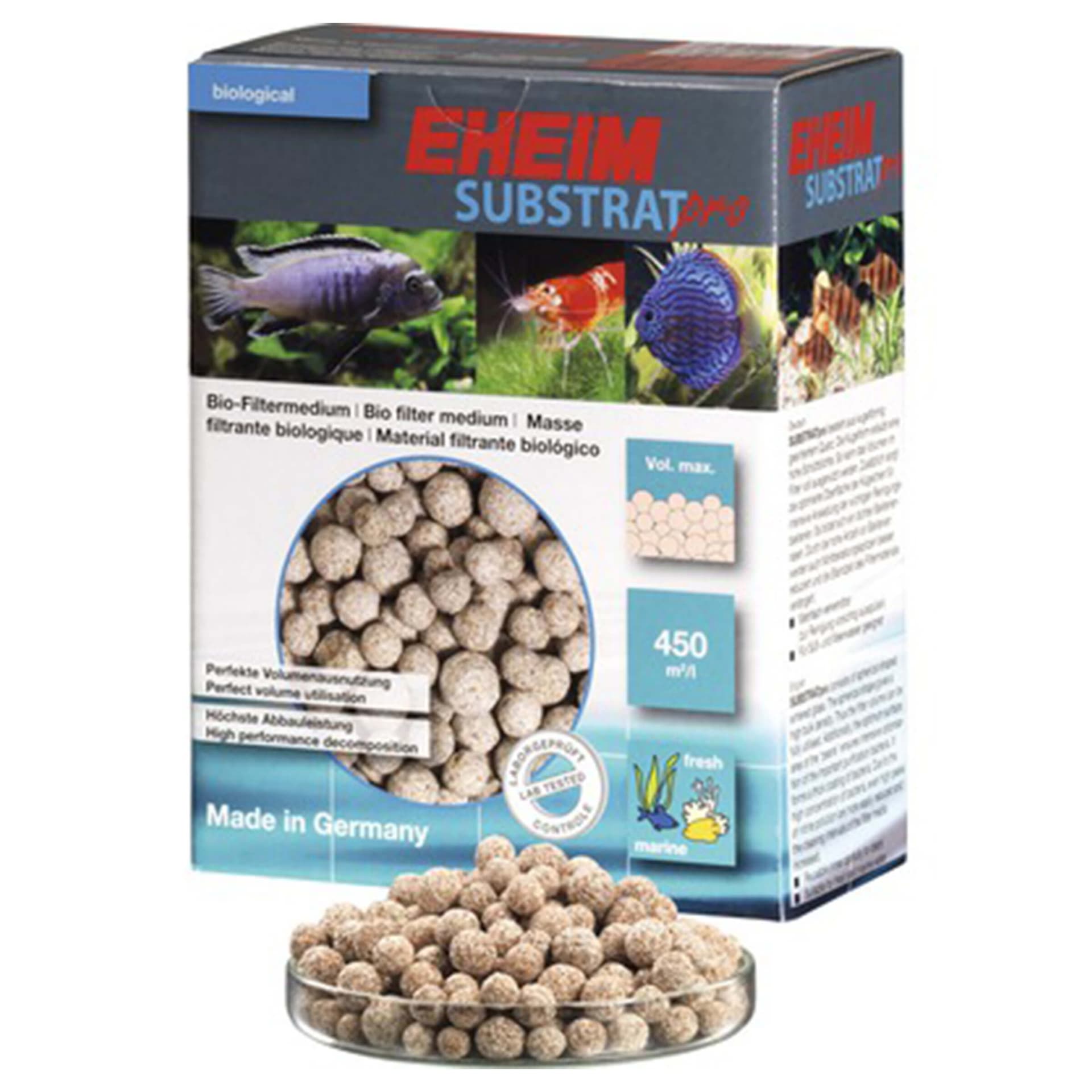 Substrat pro média filtrant biologique