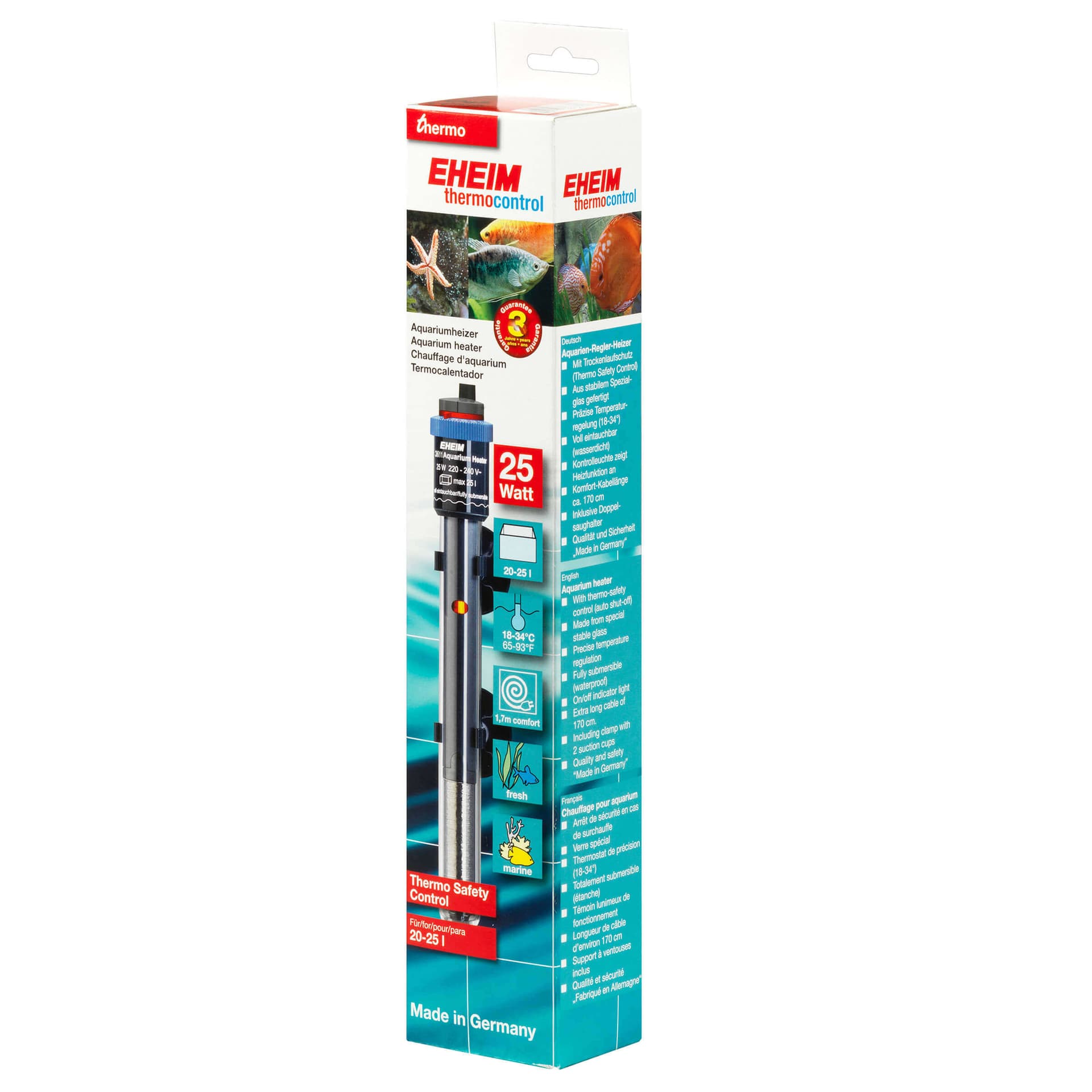 Chauffage réglable pour aquariums