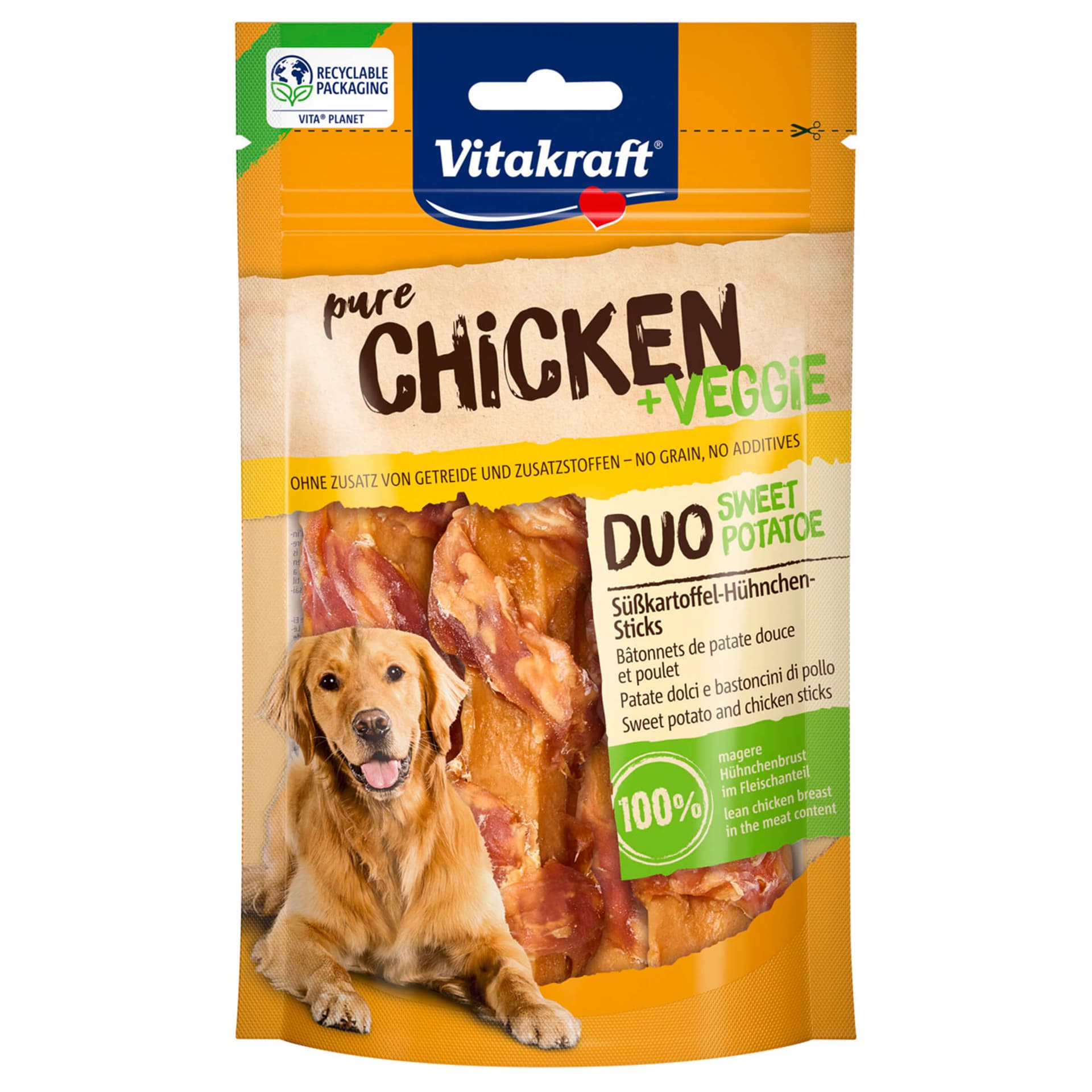 Chicken & Veggie Süsskartoffel Sticks